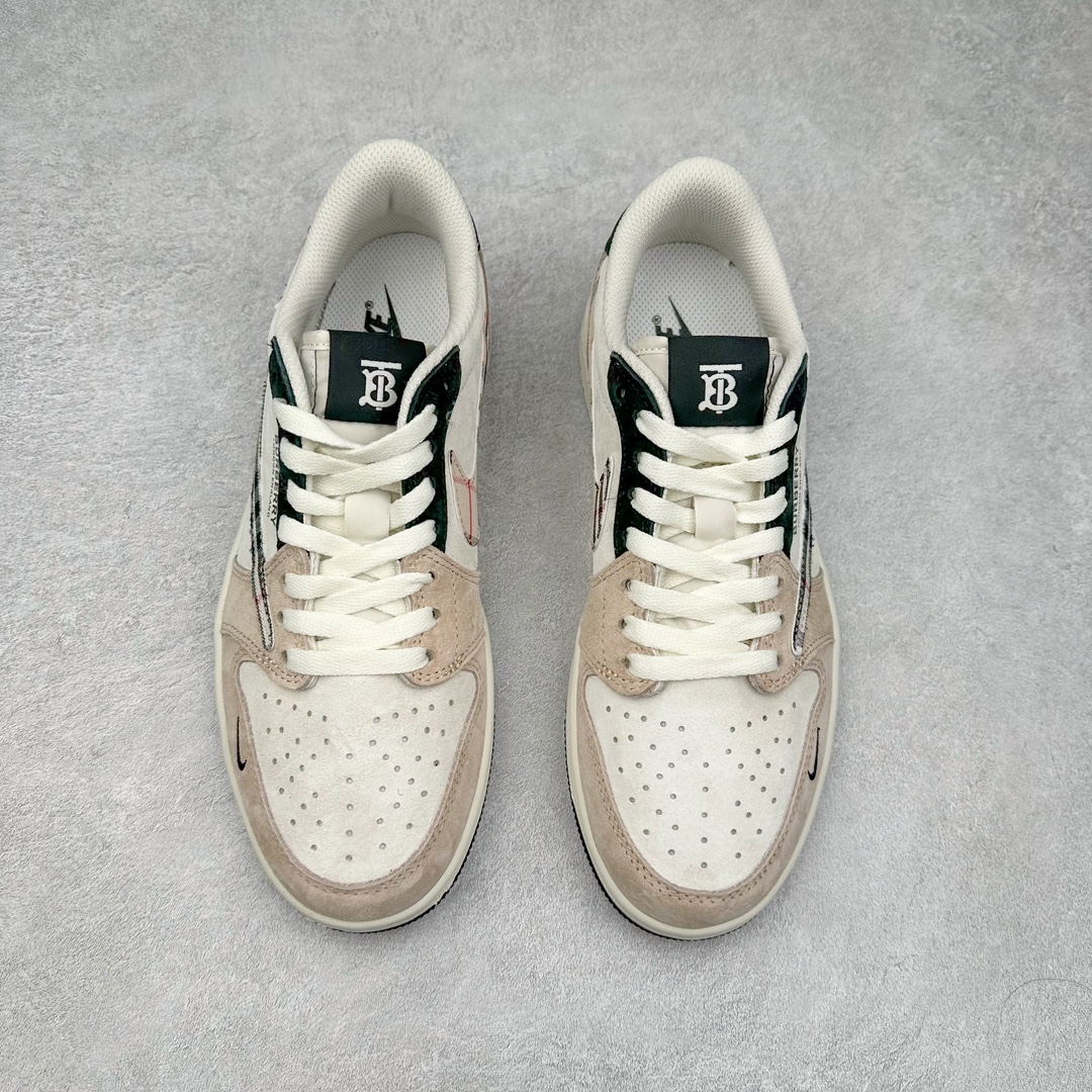 图片[2]-TS x Air Jordan AJ1 Low 倒钩低帮联名定制配色 DM7866-049 原厂内置气垫魔块 A模大底 头层小牛皮 鞋舌AJ原厂专用牛津布+AJ专用反口珍珠布+原厂无杂质高弹内里海棉+特殊封边弹力鞋带 尺码：36 36.5 37.5 38 38.5 39 40 40.5 41 42 42.5 43 44 44.5 45 46 47.5-选品中心