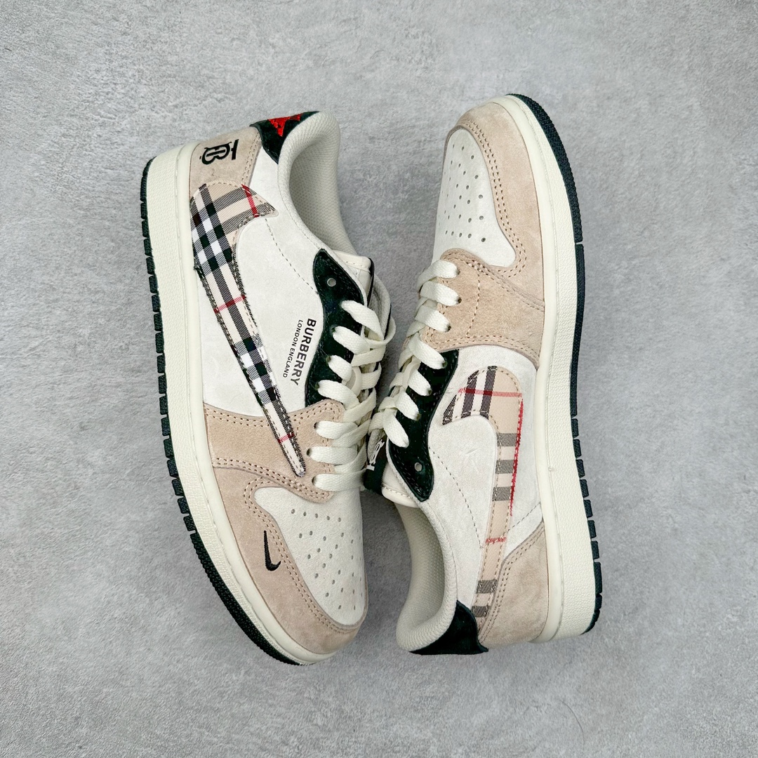 图片[3]-TS x Air Jordan AJ1 Low 倒钩低帮联名定制配色 DM7866-049 原厂内置气垫魔块 A模大底 头层小牛皮 鞋舌AJ原厂专用牛津布+AJ专用反口珍珠布+原厂无杂质高弹内里海棉+特殊封边弹力鞋带 尺码：36 36.5 37.5 38 38.5 39 40 40.5 41 42 42.5 43 44 44.5 45 46 47.5-选品中心