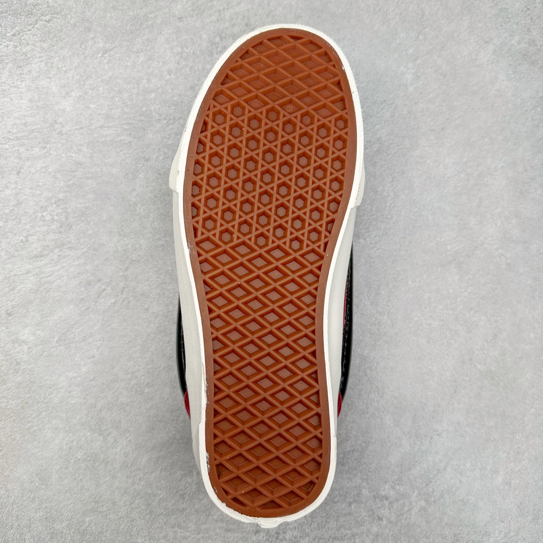 图片[9]-Vans Knu Skool 酒红黑 官方新配色 肥胖版立体大Logo 加厚鞋舌 低帮复古休闲硫化面包鞋 货号：VN000D22ZCF 尺码：35 36 36.5 37 38 38.5 39 40 40.5 41 42 42.5 43 44 45 工艺：硫化1：1（重量1：1、真标、原钢印、材质标、鞋型标、合格证）-选品中心