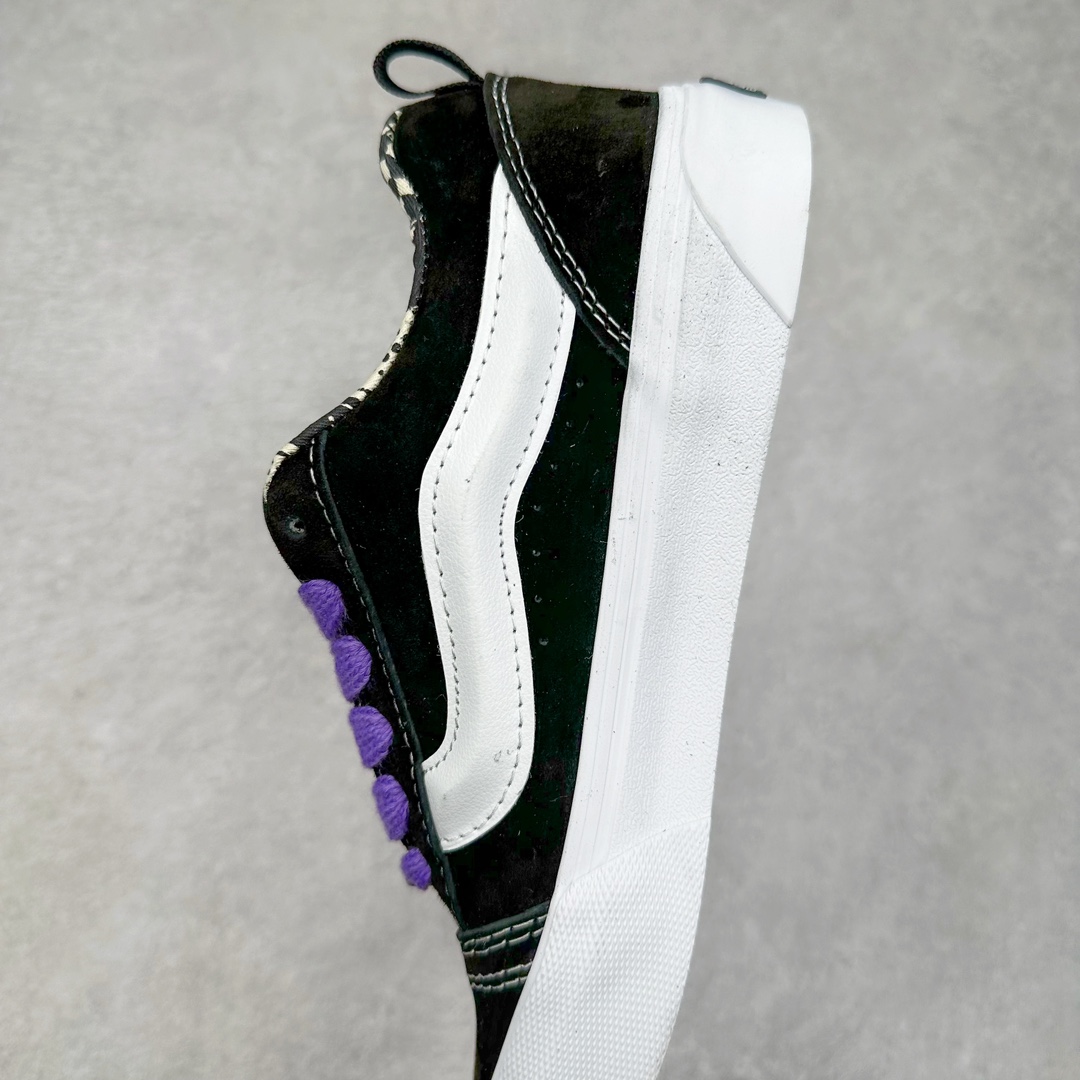 图片[7]-Vans Knu Skool 紫白 官方新配色 肥胖版立体大Logo 加厚鞋舌 低帮复古休闲硫化面包鞋 货号：VN000D22ZCF 尺码：35 36 36.5 37 38 38.5 39 40 40.5 41 42 42.5 43 44 45 工艺：硫化1：1（重量1：1、真标、原钢印、材质标、鞋型标、合格证）-选品中心