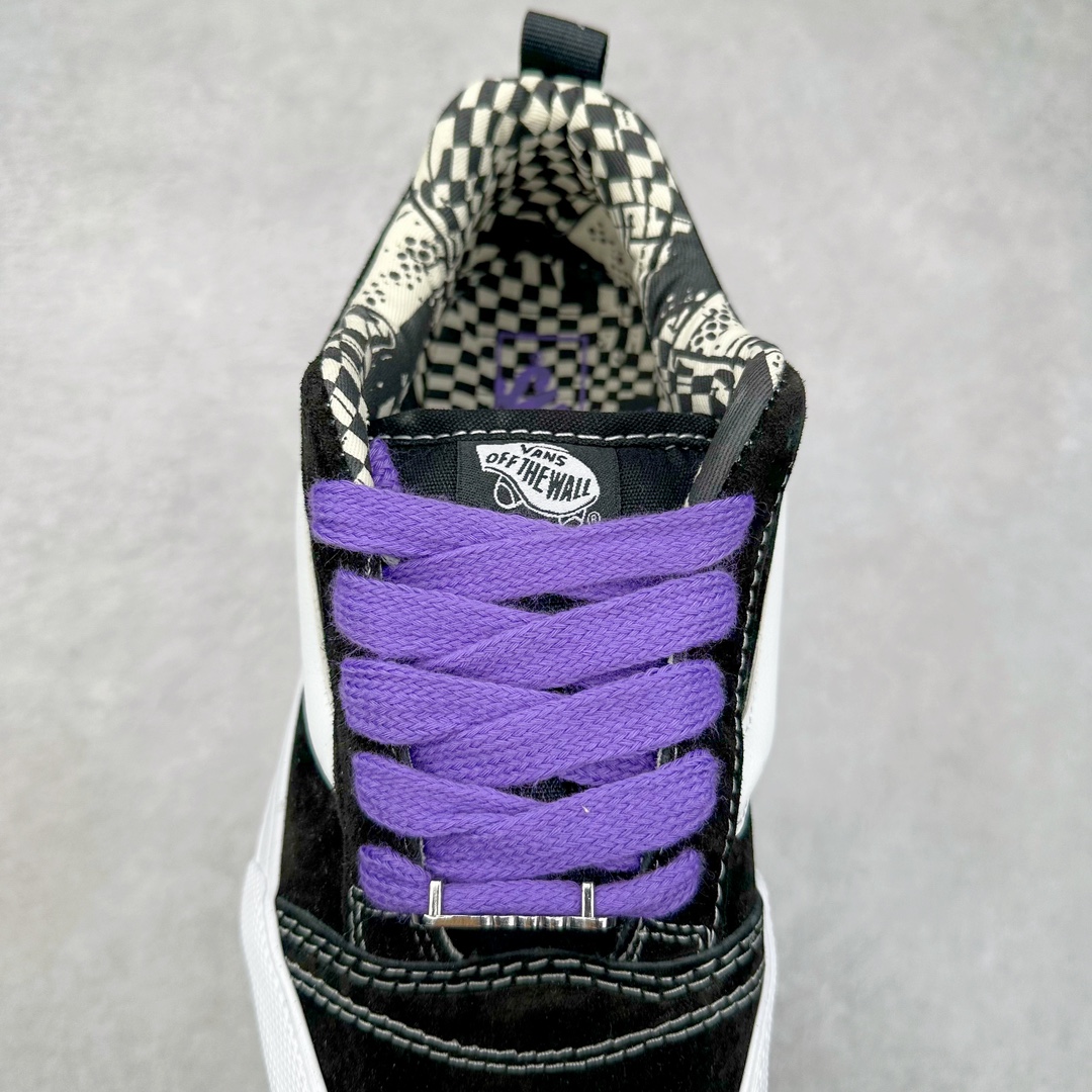 图片[5]-Vans Knu Skool 紫白 官方新配色 肥胖版立体大Logo 加厚鞋舌 低帮复古休闲硫化面包鞋 货号：VN000D22ZCF 尺码：35 36 36.5 37 38 38.5 39 40 40.5 41 42 42.5 43 44 45 工艺：硫化1：1（重量1：1、真标、原钢印、材质标、鞋型标、合格证）-选品中心