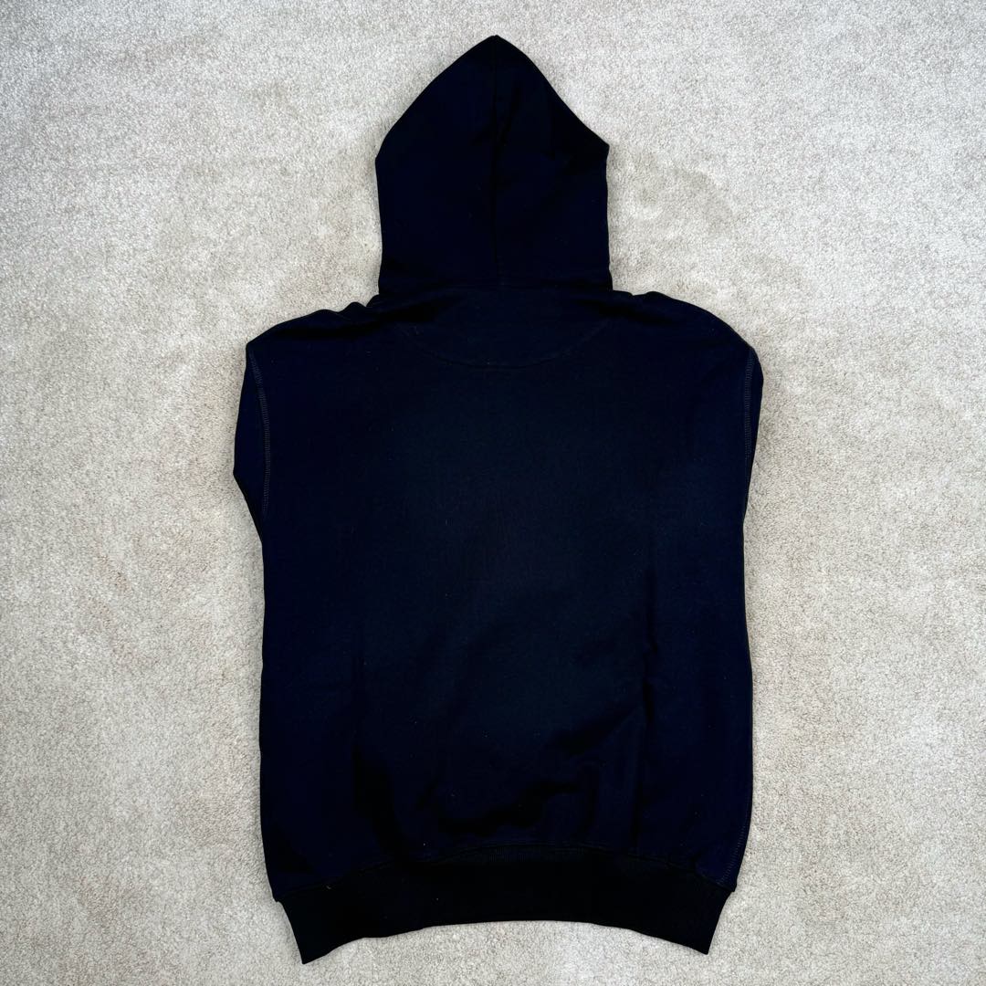 图片[3]-＃GD广顶 PRADA普拉达 FW23 徽标字母连帽抽绳宽松卫衣 面料采用460克双纱长绒棉 拼接prada家经典环保再生尼龙材质 双层帽型 定制抽绳 定制螺纹下摆 领标全部手工缝制 尺码：S M L XL-选品中心