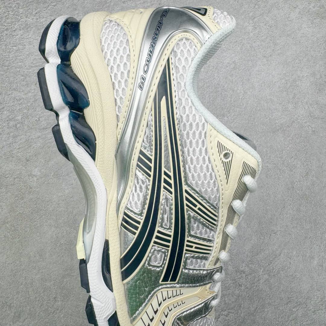 图片[6]-＃PB纯原 Asics Gel-Kayano K14 亚瑟士系列复古舒适织物合成革减震防滑耐磨低帮休闲跑步鞋 内卷时代 纯原品质 真标价格 市场顶级版本 原装纸板楦头开发 独家私模五层组合大底 原厂定制缓震硅胶加持 原盒原配 官方四联吊牌 一比一同步原鞋工艺和用料 鞋面原厂“三明治”多层网布 区别其他同价版本 鞋垫采用原厂OrthoLite欧索莱材质 非普通海玻璃鞋垫 后跟一样采用了GEL缓震胶 整体系列设计非常的科技感 锻炼跑步的同时让你一样时尚百搭 尺码：36 37 37.5 38 39 39.5 40 40.5 41.5 42 42.5 43.5 44 44.5 45-选品中心