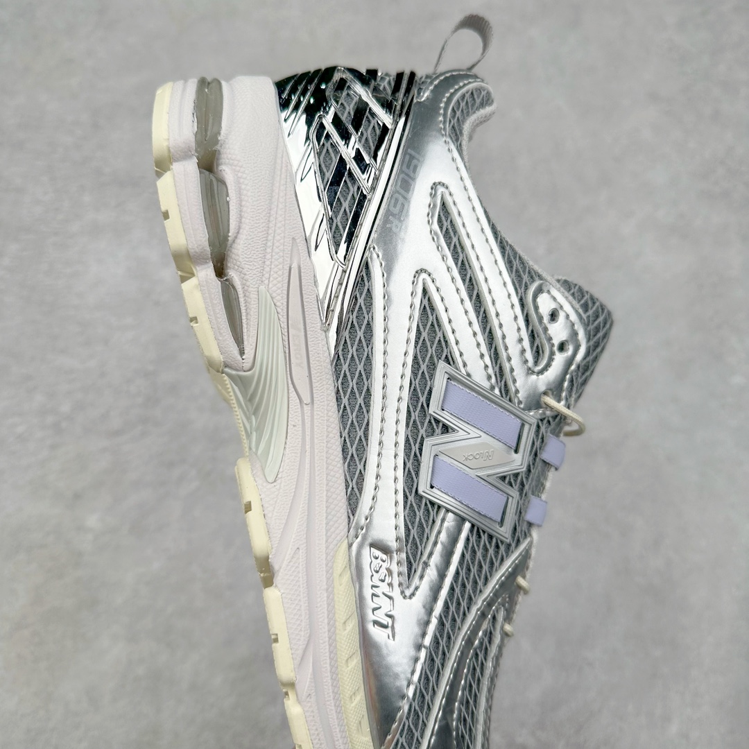 图片[6]-New Balance M1906R NB新百伦系列复古老爹风休闲运动慢跑鞋 采用轻质牛剖革拼接透气网眼衬垫织物鞋面材质 T-Beam大底提供足步弓支撑 保持步态稳定#后跟搭载外露缓震胶 鞋身整体以各种深浅不一的灰色覆盖 鞋头以淡蓝色调装饰，网眼衬垫通过不规律的色块实现做旧的美感 泛黄的鞋底更是进一步增添了复古气息 尺码：36 37 37.5 38 38.5 39.5 40 40.5 41.5 42 42.5 43 44 45-选品中心