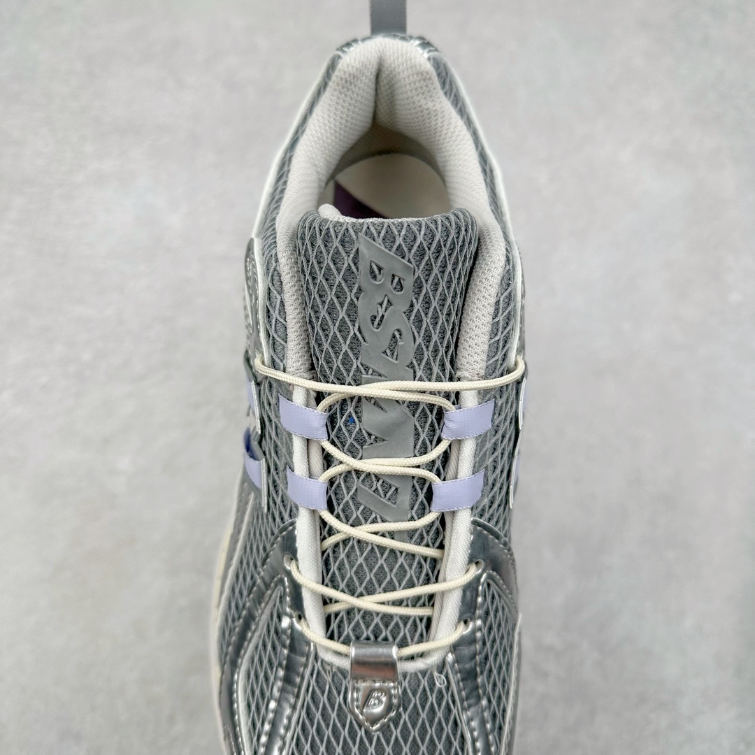 图片[5]-New Balance M1906R NB新百伦系列复古老爹风休闲运动慢跑鞋 采用轻质牛剖革拼接透气网眼衬垫织物鞋面材质 T-Beam大底提供足步弓支撑 保持步态稳定#后跟搭载外露缓震胶 鞋身整体以各种深浅不一的灰色覆盖 鞋头以淡蓝色调装饰，网眼衬垫通过不规律的色块实现做旧的美感 泛黄的鞋底更是进一步增添了复古气息 尺码：36 37 37.5 38 38.5 39.5 40 40.5 41.5 42 42.5 43 44 45-选品中心