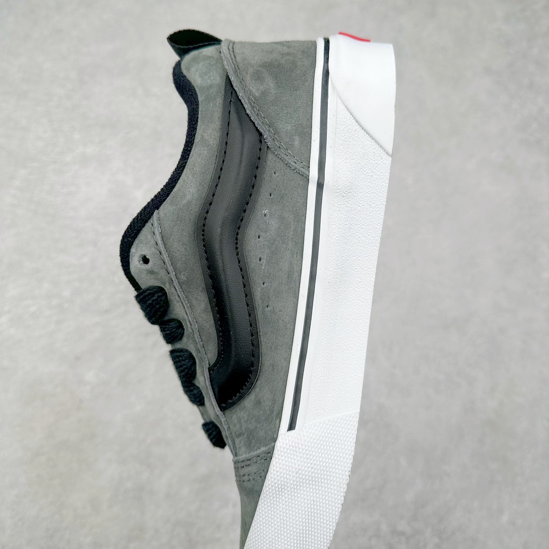 图片[7]-Vans Knu Skool 灰黑 万斯低帮复古休闲胖胖面包鞋 肥胖版大LOGO原版全皮猪八面料 尺码：35 36 36.5 37 38 38.5 39 40 40.5 41 42 42.5 43 44 45 工艺：硫化1：1（重量1：1、真标、原钢印、材质标、鞋型标、合格证）-选品中心