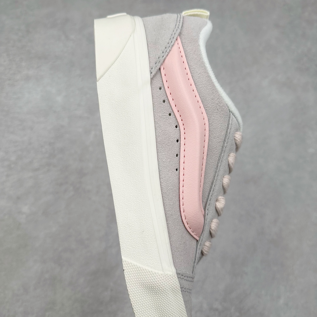 图片[6]-Vans Knu Skool 米灰粉 万斯低帮复古休闲胖胖面包鞋 肥胖版大LOGO原版全皮猪八面料 尺码：35 36 36.5 37 38 38.5 39 40 40.5 41 42 42.5 43 44 45 工艺：硫化1：1（重量1：1、真标、原钢印、材质标、鞋型标、合格证）-选品中心