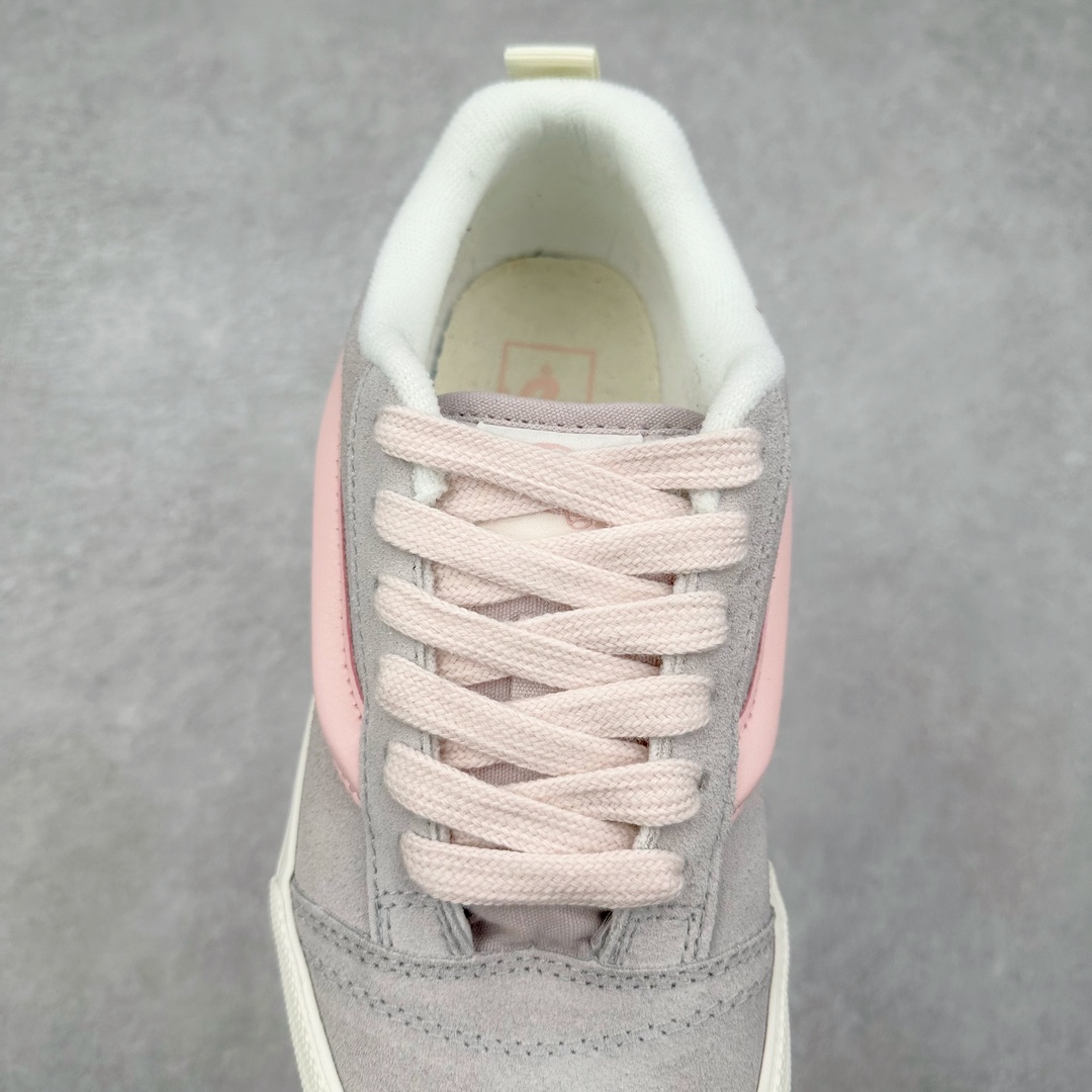 图片[5]-Vans Knu Skool 米灰粉 万斯低帮复古休闲胖胖面包鞋 肥胖版大LOGO原版全皮猪八面料 尺码：35 36 36.5 37 38 38.5 39 40 40.5 41 42 42.5 43 44 45 工艺：硫化1：1（重量1：1、真标、原钢印、材质标、鞋型标、合格证）-选品中心