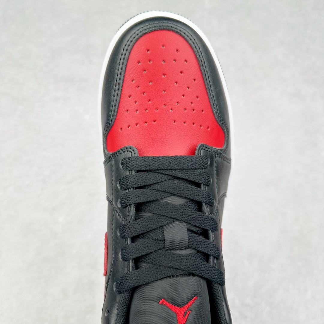图片[4]-＃K版 Air Jordan AJ1 Low 低帮 黑红 553558-067 全新流水线出品 DT版本唯一平替选择 市场第二梯队最强版 全部原鞋开发 原楦原纸板开发 全鞋电脑针车 原厂内置全掌气垫 原盒内在原标 唯一Zp原版鞋带绑法 免检产品 全新2022版型 全头层皮料 完美零毛边处理 原厂配置全掌气垫 价格定位良心 几十个配色陆续出货 尺码：36 36.5 37.5 38 38.5 39 40 40.5 41 42 42.5 43 44 44.5 45 46 47.5-选品中心