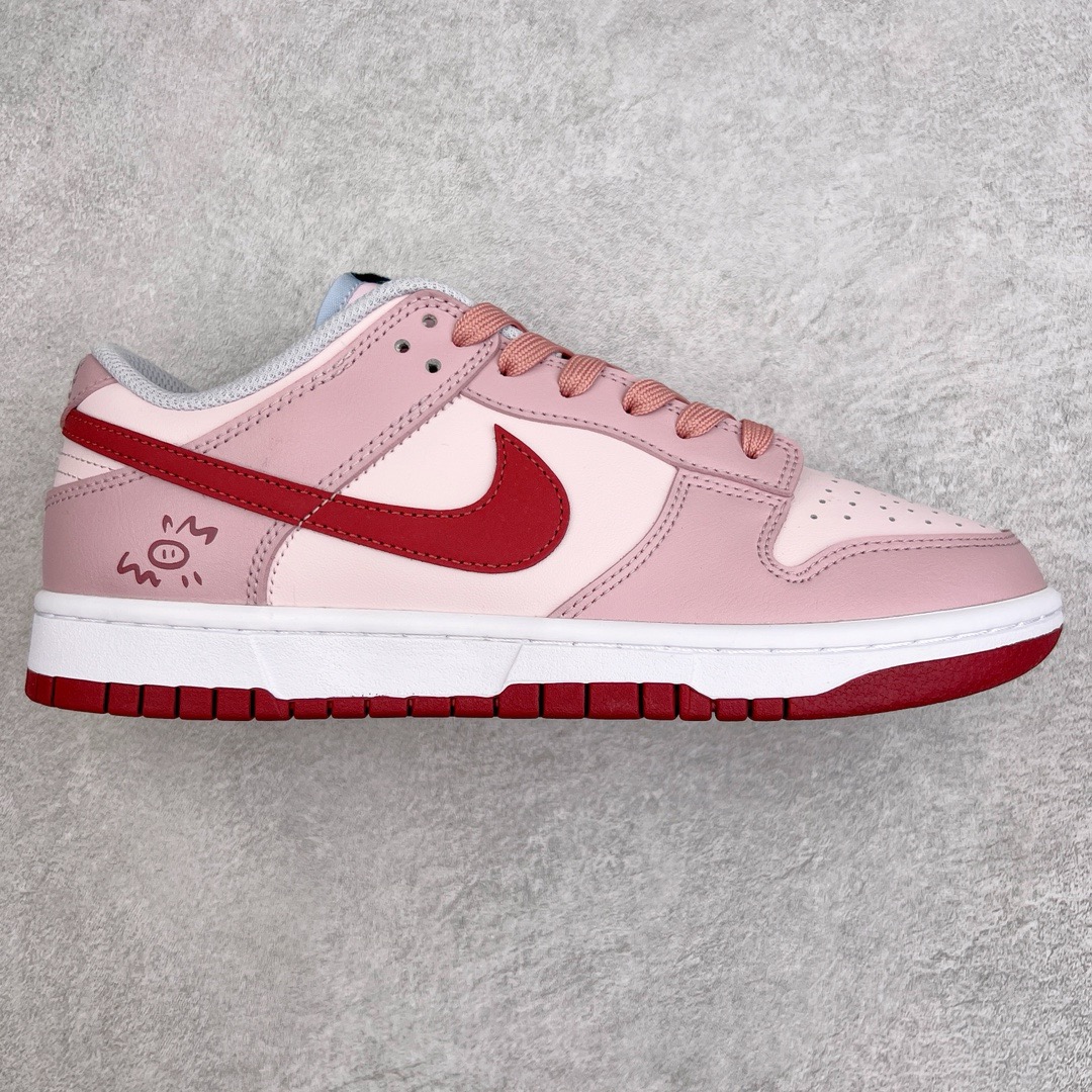 Nike Dunk Low Custom Pink Red White Women's Shoes High-Quality Sneakers 2 1734974498 760