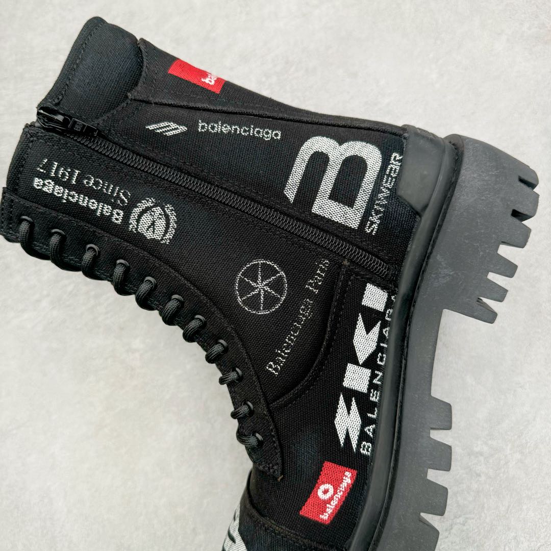 图片[7]-＃GD广顶 Balenciaga Strike 巴黎世家厚底马丁靴休闲军靴德比靴鞋 原版购入开发 做货 极致做旧 巴黎世家做旧的款式百分之90都是好看的 这双靴子也不例外 破旧风格 双层材质 外层粗帆布做了磨损和褪色处理 内层做了透气网状里布 比较惊艳的是鞋底和鞋侧橡胶 原版定制进口做旧帆布 原版进口透气网里 原版开模橡胶大底 增高底厚5CM超显大长腿NCC 尺码： 39 40 41 42 43 44 45-选品中心