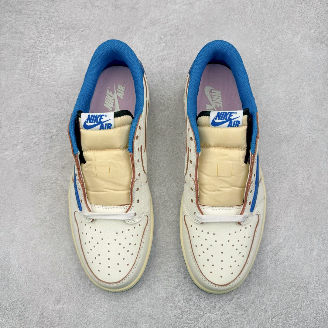 Travis Scott x Air Jordan 1 Low OG SP White/Blue Sneaker 3 1735017432 36