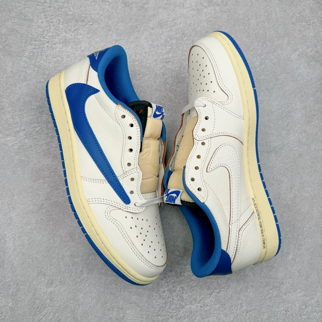 Travis Scott x Air Jordan 1 Low OG SP White/Blue Sneaker 4 1735017433 399