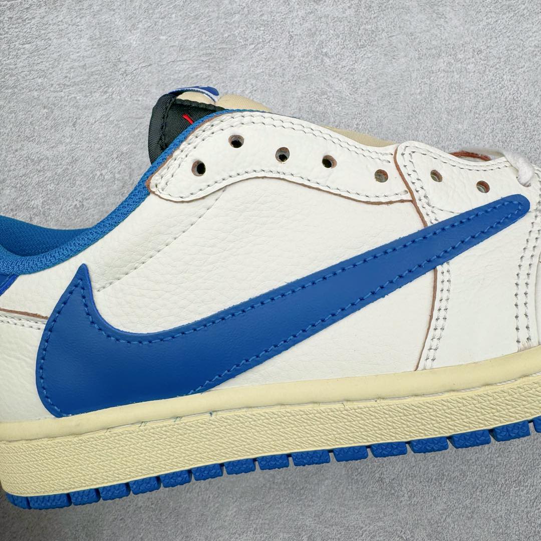 Travis Scott x Air Jordan 1 Low OG SP White/Blue Sneaker 23 1735017433 596