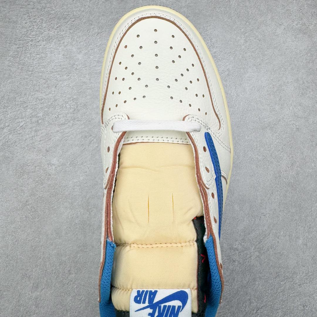 Travis Scott x Air Jordan 1 Low OG SP White/Blue Sneaker 5 1735017434 839