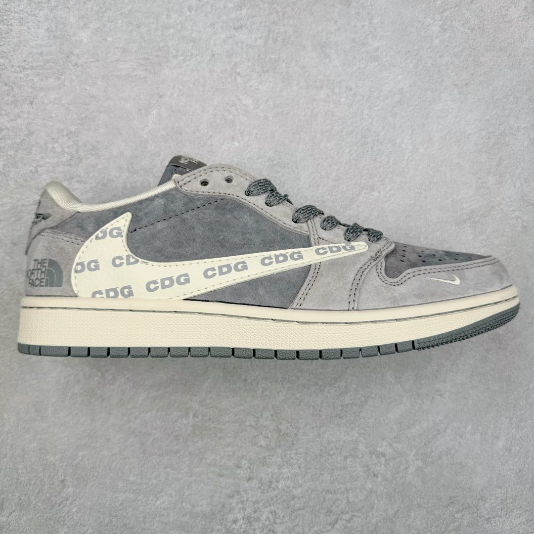 TS x Air Jordan AJ1 Low 倒钩低帮联名定制配色 XS3086-008 原厂内置气垫魔块 A模大底 头层小牛皮 鞋舌AJ原厂专用牛津布+AJ专用反口珍珠布+原厂无杂质高弹内里海棉+特殊封边弹力鞋带 尺码：36 36.5 37.5 38 38.5 39 40 40.5 41 42 42.5 43 44 44.5 45 46 47.5-选品中心