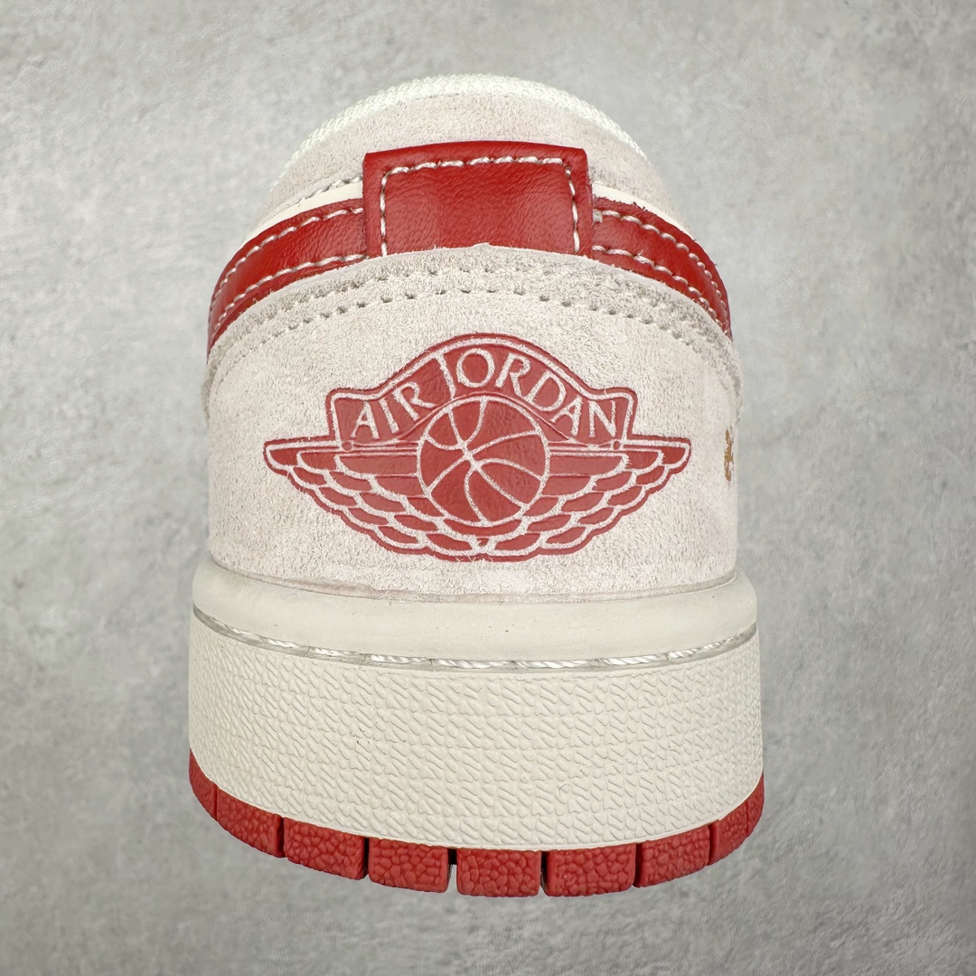 图片[8]-Air Jordan AJ1 Low 低帮系列定制配色XX3318-513 原厂内置气垫魔块 A模大底 头层小牛皮 鞋舌AJ原厂专用牛津布+AJ专用反口珍珠布+原厂无杂质高弹内里海棉+特殊封边弹力鞋带 尺码：36 36.5 37.5 38 38.5 39 40 40.5 41 42 42.5 43 44 44.5 45 46-选品中心