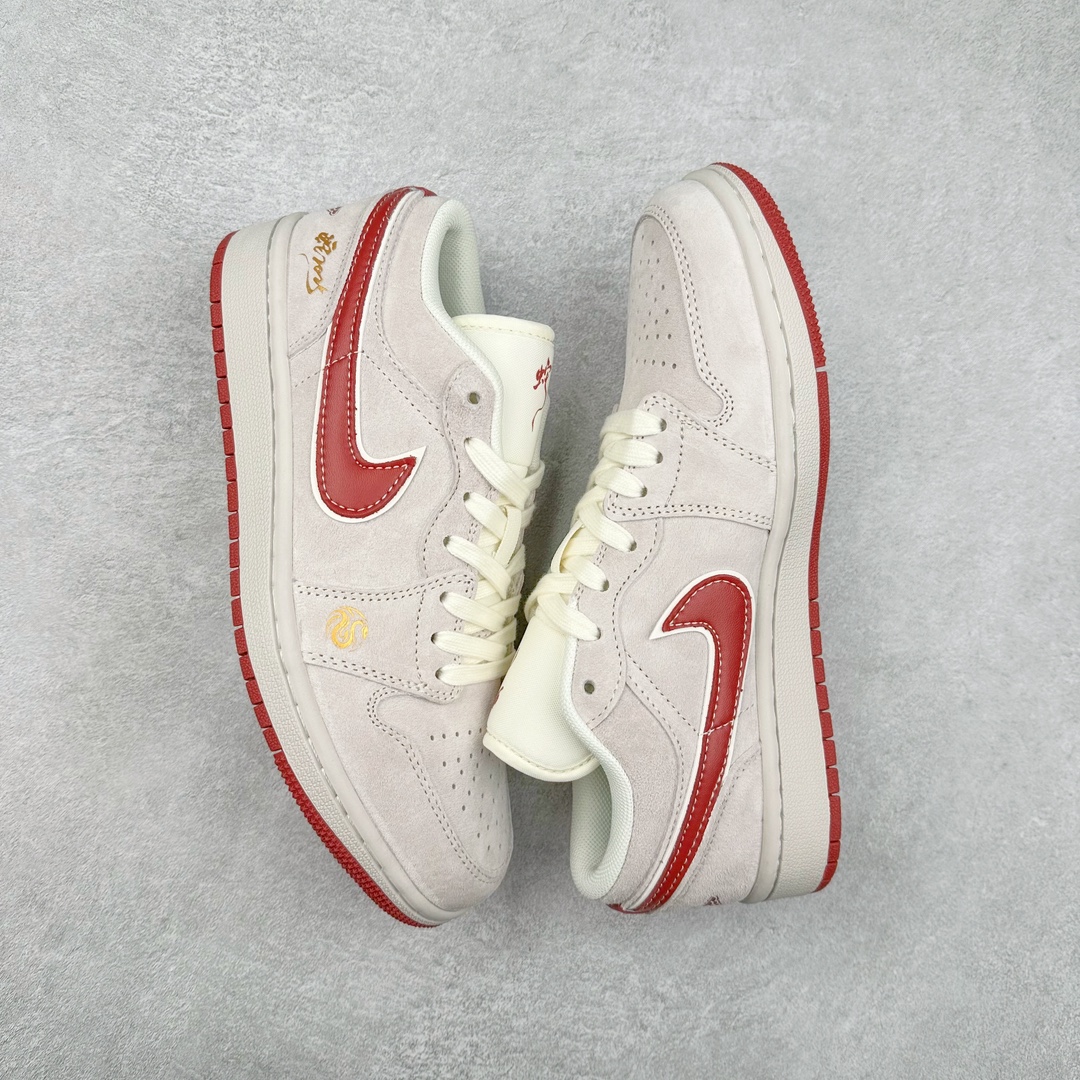 图片[3]-Air Jordan AJ1 Low 低帮系列定制配色XX3318-513 原厂内置气垫魔块 A模大底 头层小牛皮 鞋舌AJ原厂专用牛津布+AJ专用反口珍珠布+原厂无杂质高弹内里海棉+特殊封边弹力鞋带 尺码：36 36.5 37.5 38 38.5 39 40 40.5 41 42 42.5 43 44 44.5 45 46-选品中心