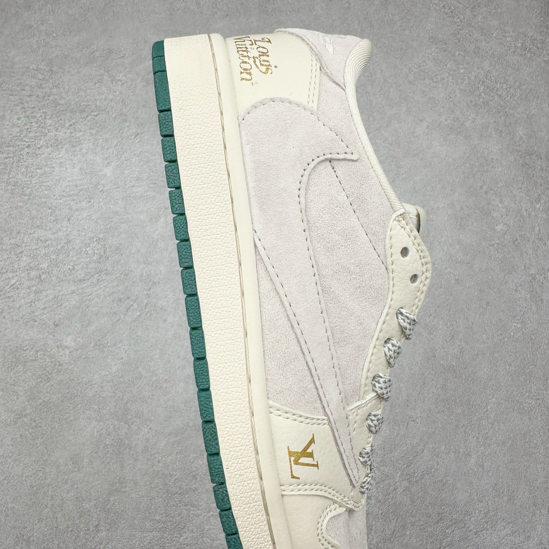 图片[6]-TS x Air Jordan AJ1 Low 倒钩低帮联名定制配色 LJ5188-005 原厂内置气垫魔块 A模大底 头层小牛皮 鞋舌AJ原厂专用牛津布+AJ专用反口珍珠布+原厂无杂质高弹内里海棉+特殊封边弹力鞋带 尺码：36 36.5 37.5 38 38.5 39 40 40.5 41 42 42.5 43 44 44.5 45 46 47.5-选品中心