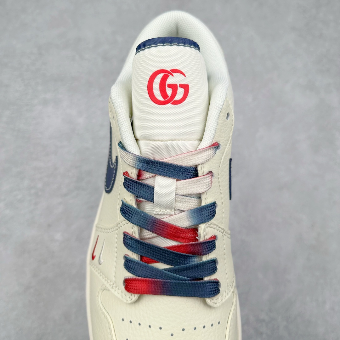 图片[5]-Air Jordan AJ1 Low 低帮系列定制配色FC1688-198 原厂内置气垫魔块 A模大底 头层小牛皮 鞋舌AJ原厂专用牛津布+AJ专用反口珍珠布+原厂无杂质高弹内里海棉+特殊封边弹力鞋带 尺码：36 36.5 37.5 38 38.5 39 40 40.5 41 42 42.5 43 44 44.5 45 46-选品中心