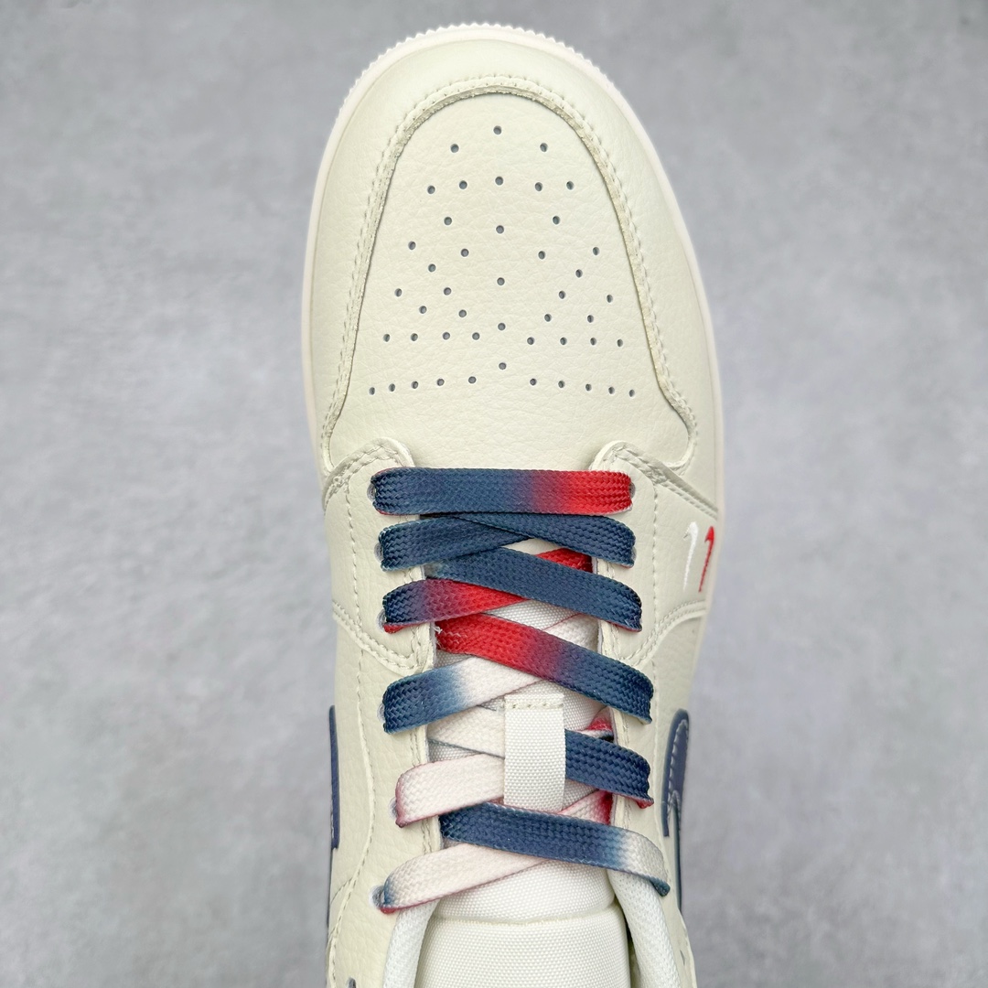 图片[4]-Air Jordan AJ1 Low 低帮系列定制配色FC1688-198 原厂内置气垫魔块 A模大底 头层小牛皮 鞋舌AJ原厂专用牛津布+AJ专用反口珍珠布+原厂无杂质高弹内里海棉+特殊封边弹力鞋带 尺码：36 36.5 37.5 38 38.5 39 40 40.5 41 42 42.5 43 44 44.5 45 46-选品中心