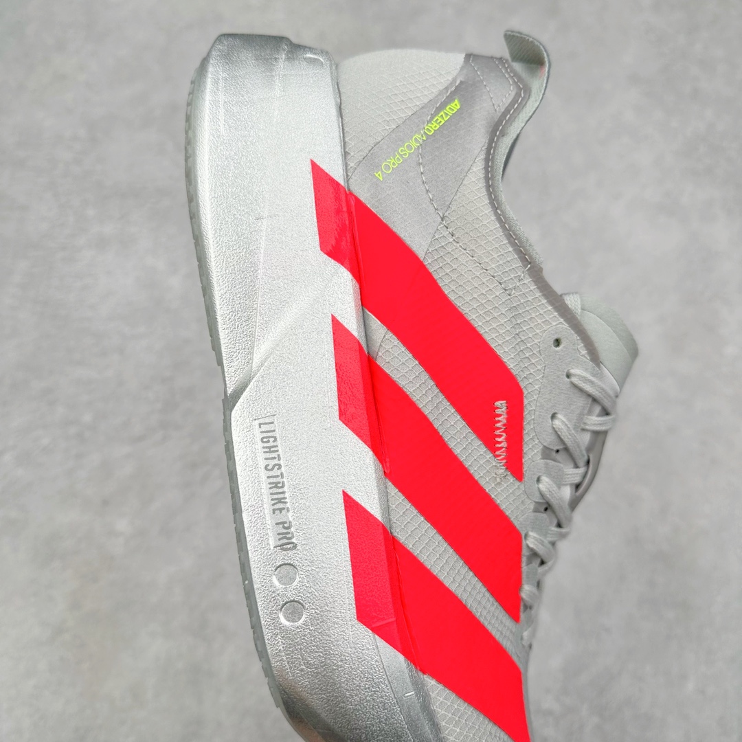 图片[6]-AD Adizero Eva SL M 零度进化版系列低帮轻便透气竞速休闲运动慢跑鞋 JR6372 相信大家对去年 adidas 横空出世的「顶级超跑」adiZero Adios Pro EVO 1 记忆犹新！不仅登顶阿迪史上最轻跑鞋宝座，更在接下来的全球马拉松赛事中，持续书写着惊人成绩，被网友戏称新一代「阿迪神鞋」全网刷屏！极简设计语言与强烈速度感和存在感的鞋侧三线，让人过目不忘，特别种草！其中定位于中长跑训练的 adidas Adizero Evo SL，整体外观造型与 adiZero Adios Pro EVO 1 非常相似。中底配置方面搭载全掌 Lightstrike Pro，鞋面采用透气网面示人，契合日常训练鞋的定位，更加耐用。外底给到了马牌橡胶，及类似上代竞速旗舰 adidas Adizero Adios Pro 3 区域分布。整体看下来无论是外观的鲜明辨识度，还是配置的扎实程度都很顶。尺码：36 36⅔ 37⅓ 38 38⅔ 39⅓ 40 40⅔ 41⅓ 42 42⅔ 43⅓ 44 45-选品中心