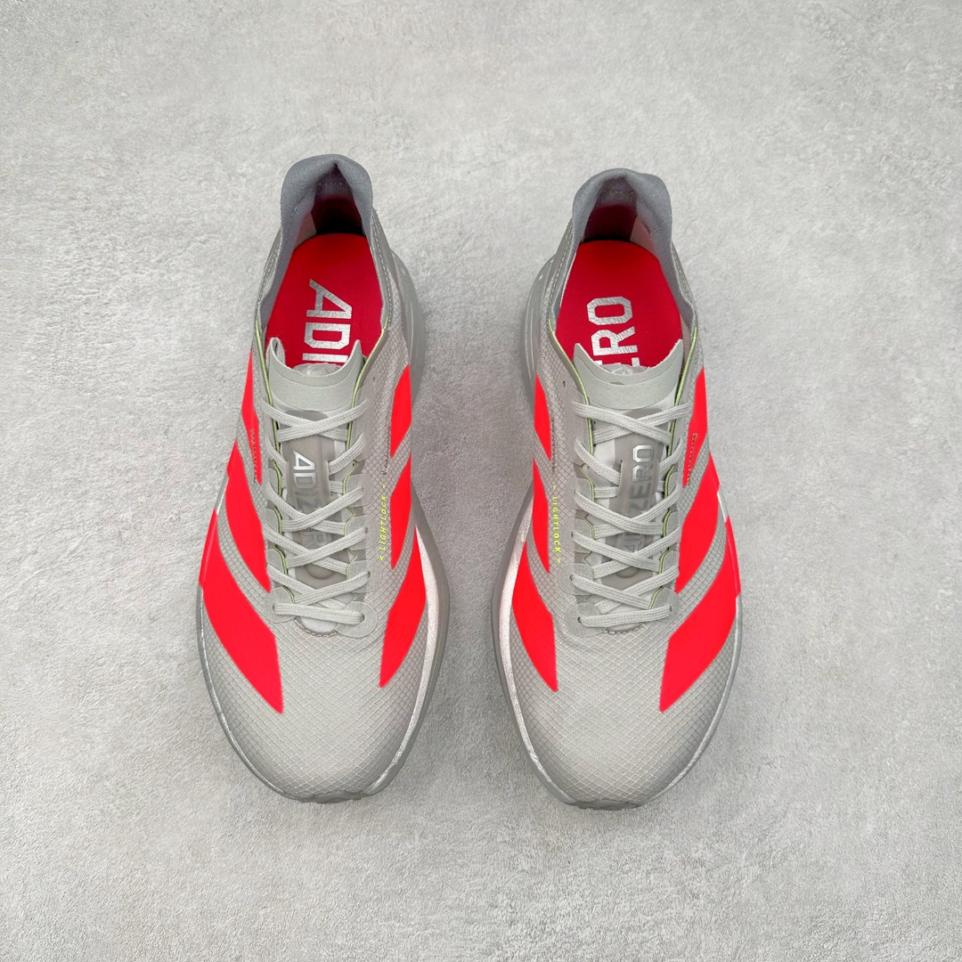 图片[2]-AD Adizero Eva SL M 零度进化版系列低帮轻便透气竞速休闲运动慢跑鞋 JR6372 相信大家对去年 adidas 横空出世的「顶级超跑」adiZero Adios Pro EVO 1 记忆犹新！不仅登顶阿迪史上最轻跑鞋宝座，更在接下来的全球马拉松赛事中，持续书写着惊人成绩，被网友戏称新一代「阿迪神鞋」全网刷屏！极简设计语言与强烈速度感和存在感的鞋侧三线，让人过目不忘，特别种草！其中定位于中长跑训练的 adidas Adizero Evo SL，整体外观造型与 adiZero Adios Pro EVO 1 非常相似。中底配置方面搭载全掌 Lightstrike Pro，鞋面采用透气网面示人，契合日常训练鞋的定位，更加耐用。外底给到了马牌橡胶，及类似上代竞速旗舰 adidas Adizero Adios Pro 3 区域分布。整体看下来无论是外观的鲜明辨识度，还是配置的扎实程度都很顶。尺码：36 36⅔ 37⅓ 38 38⅔ 39⅓ 40 40⅔ 41⅓ 42 42⅔ 43⅓ 44 45-选品中心