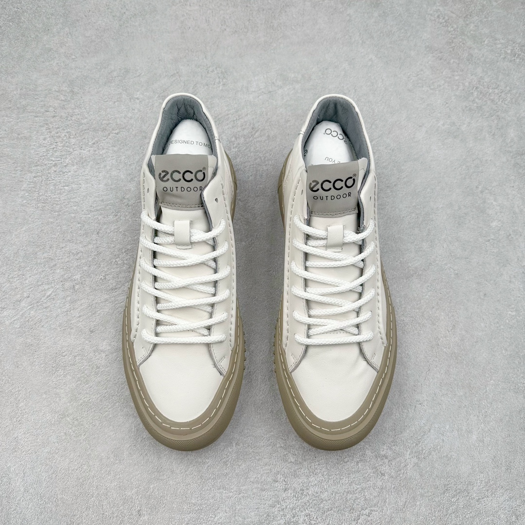 图片[2]-Ecco爱步男鞋中高帮热门款 厚底增高潮酷板鞋 街头时尚 休闲百搭 意趣出街 玩转城市 臻选牛皮鞋面，轻盈柔韧 具有良好的透气性 简约系带设计，可自由调节松紧，方便快捷 时尚随搭 PU中底，橡胶大底，抓地力强 具有良好的耐磨性 贴合脚型 赋予双脚舒适轻盈之感，摆脱笨重感 顺应复古风格热潮 多元色彩碰撞 辅以经典板鞋鞋型 搭配出色 潮流一步到位 尺码：38 39 40 41 42 43 44（皮鞋码）-选品中心