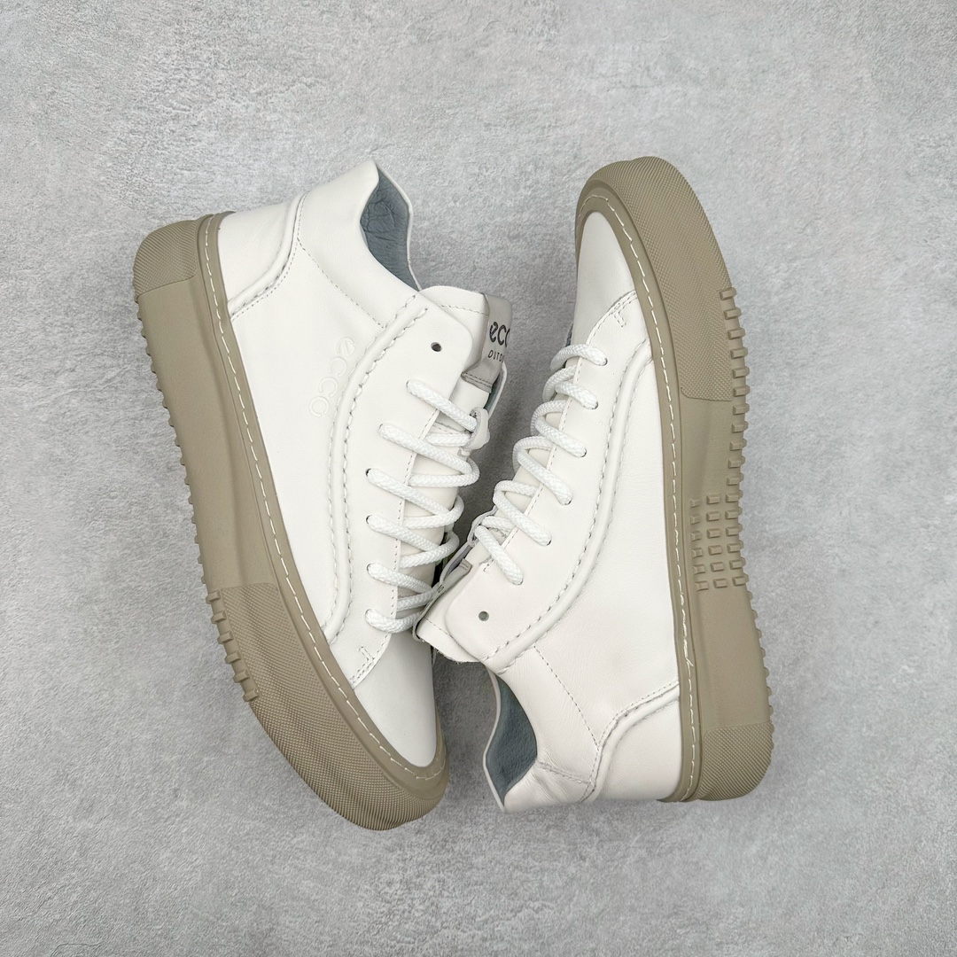 图片[3]-Ecco爱步男鞋中高帮热门款 厚底增高潮酷板鞋 街头时尚 休闲百搭 意趣出街 玩转城市 臻选牛皮鞋面，轻盈柔韧 具有良好的透气性 简约系带设计，可自由调节松紧，方便快捷 时尚随搭 PU中底，橡胶大底，抓地力强 具有良好的耐磨性 贴合脚型 赋予双脚舒适轻盈之感，摆脱笨重感 顺应复古风格热潮 多元色彩碰撞 辅以经典板鞋鞋型 搭配出色 潮流一步到位 尺码：38 39 40 41 42 43 44（皮鞋码）-选品中心