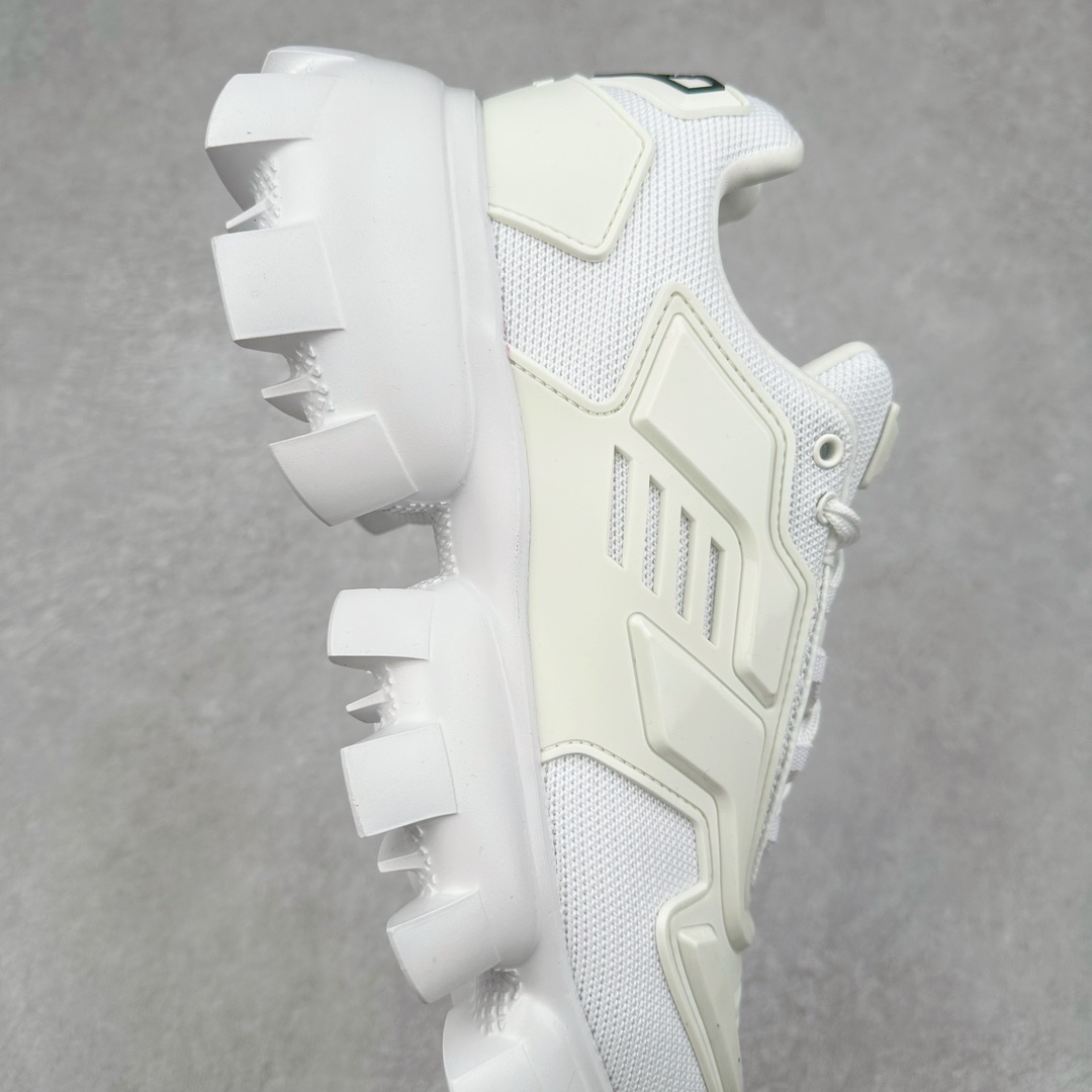 图片[6]-PRADA Cloudbust Thunder 普拉达厚底低帮休闲鞋 该鞋款选用织物和橡胶打造 诠释繁复精致的鞋型 锯齿状橡胶胎面花纹精雕细琢 橡胶饰片赋予鞋面立体效果 尺码：36 37 38 39 40 41 42 43 44 45 46 比运动鞋偏大一码-选品中心