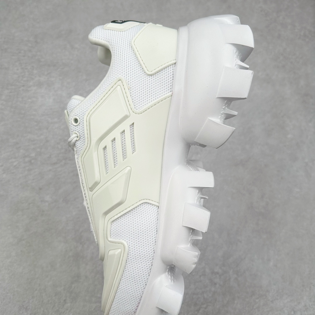 图片[7]-PRADA Cloudbust Thunder 普拉达厚底低帮休闲鞋 该鞋款选用织物和橡胶打造 诠释繁复精致的鞋型 锯齿状橡胶胎面花纹精雕细琢 橡胶饰片赋予鞋面立体效果 尺码：36 37 38 39 40 41 42 43 44 45 46 比运动鞋偏大一码-选品中心