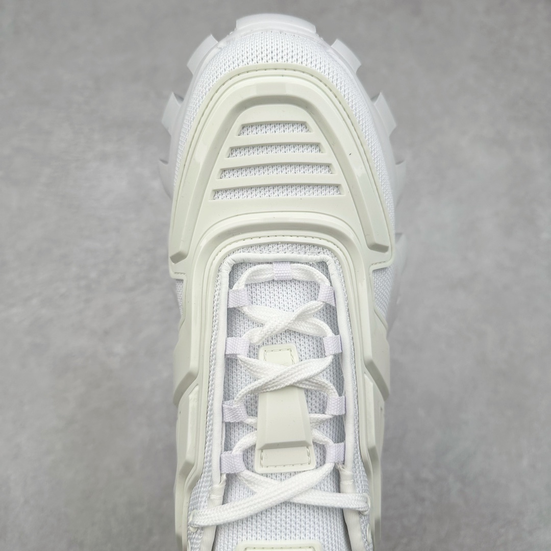 图片[4]-PRADA Cloudbust Thunder 普拉达厚底低帮休闲鞋 该鞋款选用织物和橡胶打造 诠释繁复精致的鞋型 锯齿状橡胶胎面花纹精雕细琢 橡胶饰片赋予鞋面立体效果 尺码：36 37 38 39 40 41 42 43 44 45 46 比运动鞋偏大一码-选品中心