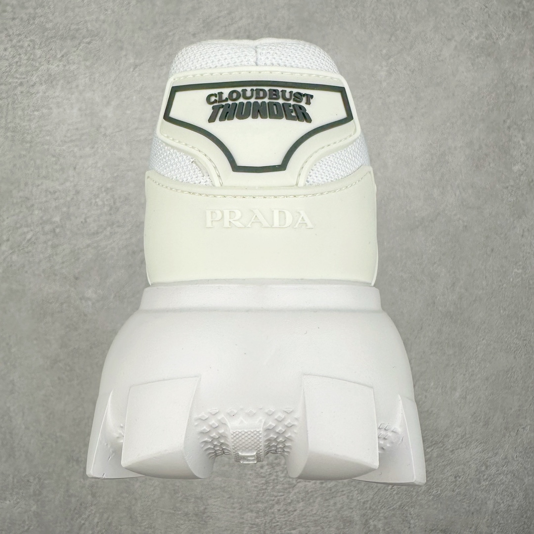 图片[8]-PRADA Cloudbust Thunder 普拉达厚底低帮休闲鞋 该鞋款选用织物和橡胶打造 诠释繁复精致的鞋型 锯齿状橡胶胎面花纹精雕细琢 橡胶饰片赋予鞋面立体效果 尺码：36 37 38 39 40 41 42 43 44 45 46 比运动鞋偏大一码-选品中心