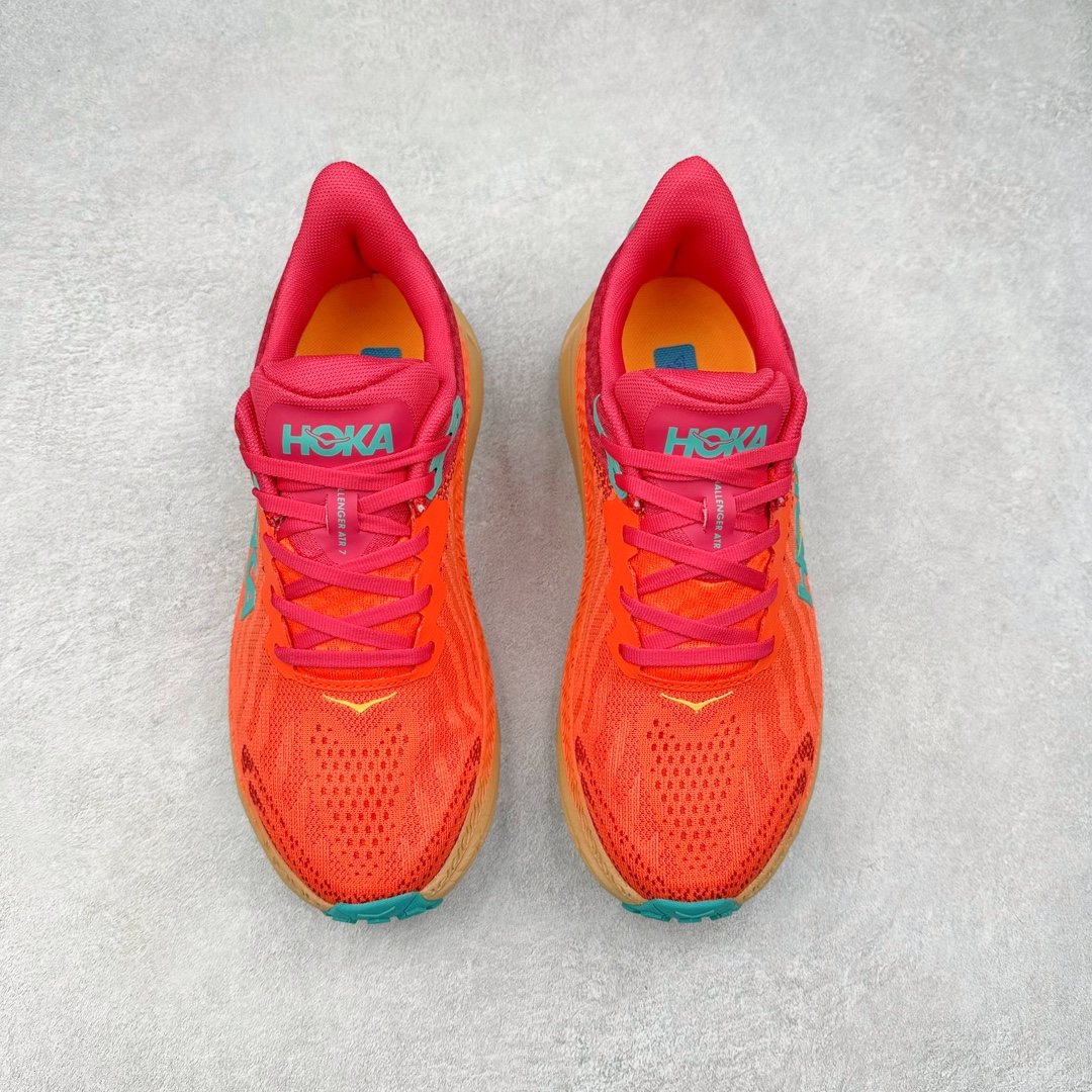 图片[2]-＃特价福利 HOKA ONE ONE Challenger ATR 7 挑战者七代轻便耐磨防滑跑步鞋 新一代Challenger泡棉中底减重10% 增加3mm强化缓震、打造Q弹脚感 后跟采用延伸设计 加强跟腱保护、便于穿脱 搭配环保工程网布增加透气、短靴细节防止碎石进入 重新设计的大底以轮胎刻纹为灵感 以更密集的全大底水波刻纹 搭配加大面积的高耐磨橡胶与4mm大刻纹设计 增加整体抓地力与稳定性 尺码：36 36.5 37.5 38 38.5 39 40 40.5 41 42 42.5 43 44 44.5 45-选品中心