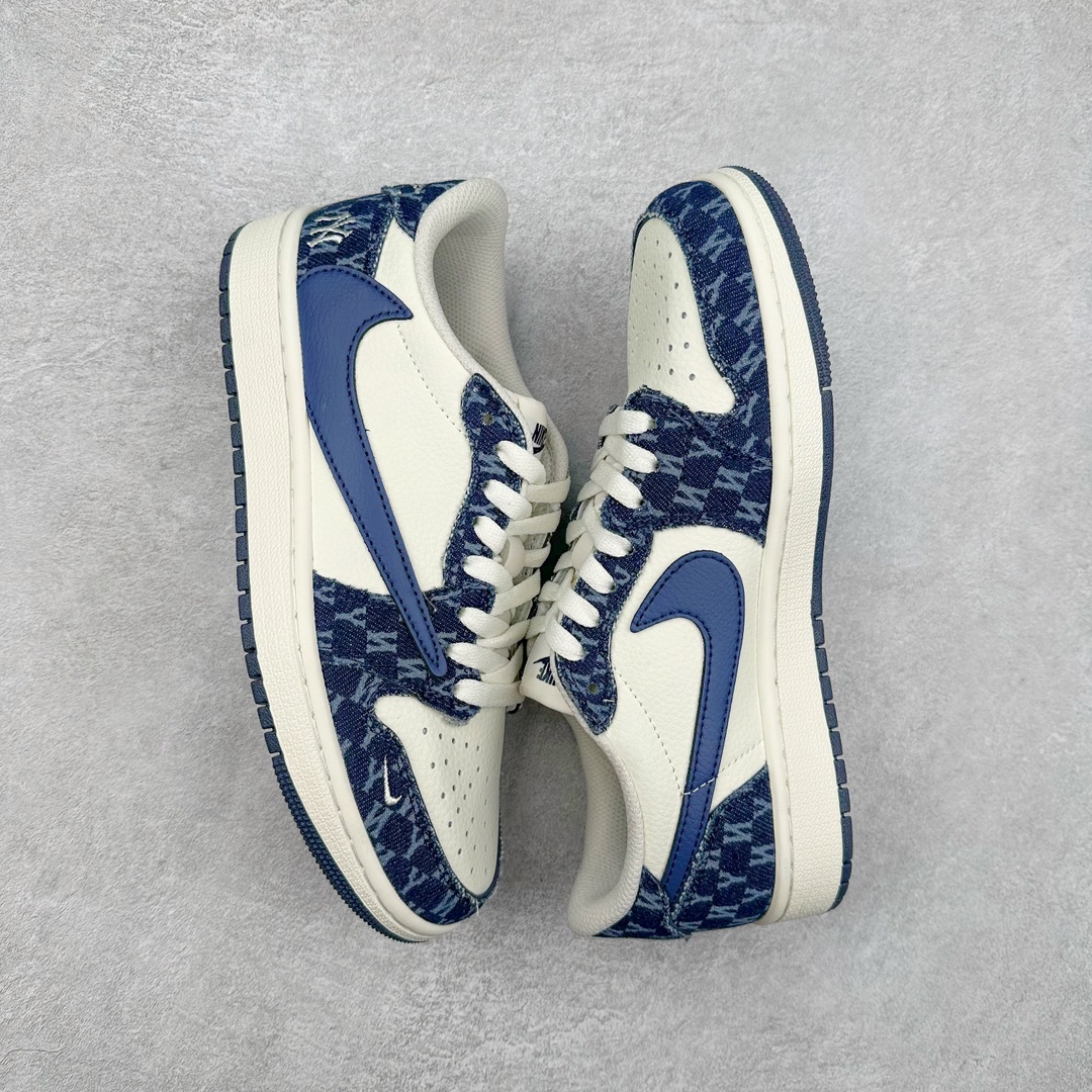 图片[3]-TS x Air Jordan AJ1 Low 倒钩低帮联名定制配色 DM7866-051 原厂内置气垫魔块 A模大底 头层小牛皮 鞋舌AJ原厂专用牛津布+AJ专用反口珍珠布+原厂无杂质高弹内里海棉+特殊封边弹力鞋带 尺码：36 36.5 37.5 38 38.5 39 40 40.5 41 42 42.5 43 44 44.5 45 46 47.5-选品中心