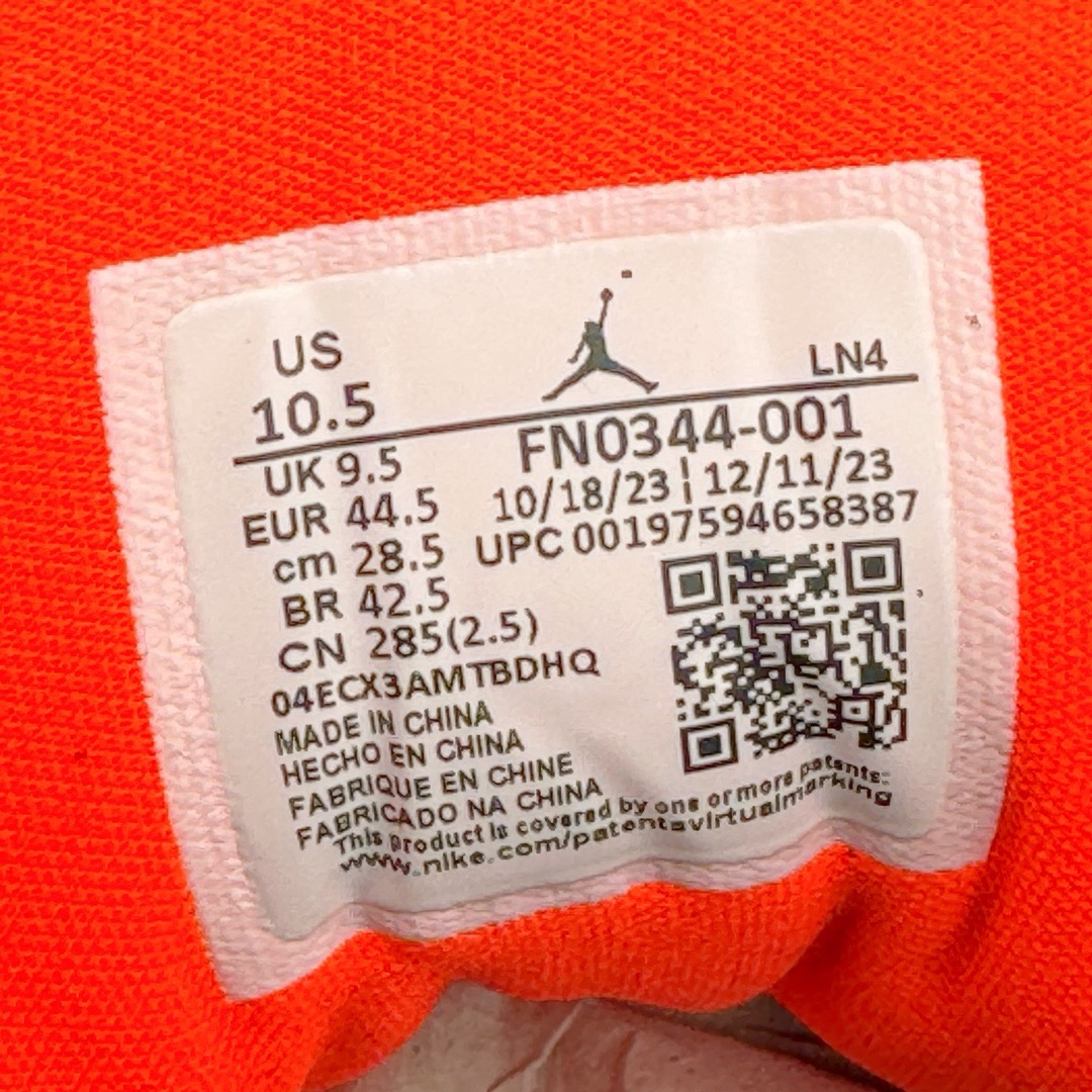 图片[12]-＃Lw纯原 J Balvin x Air Jordan AJ3 联名黑红 彩虹渐变 FN0344-001 圈内最强三代系列 匠心打造 开发时长超过半年 目前可过各类鉴定或无法鉴定 裸鞋随便操作 全套原纸板楦头开发 原厂大底磨具加持立体防滑纹理 原装可视Air Sole气垫 原汁原味最完美的三代版型 唯一正确鞋头趴度弧度高度鞋身腰线 原厂TPU彩虹扎染后跟饰片 正确内里反口里网布 皮料菱角分明不变形无多余毛边 广东原厂zp同批次手工大底描漆拉丝 市场唯一原厂鞋扣模具 原厂织唛标 原厂飞人电绣工艺 尾指中部跳三针 独家绑鞋带手法 印刷中底布 四线拉帮 米色美纹纸贴合固定 进口港宝加持 后跟自然饱满 全鞋荧光划线卡点 追求极致完美 每一双都是工艺品 多重QC质检 超越公司货的品控标准 实实在在的免检产品 尺码：36 36.5 37.5 38 38.5 39 40 40.5 41 42 42.5 43 44 44.5 45 45.5 46 47.5 48.5-选品中心