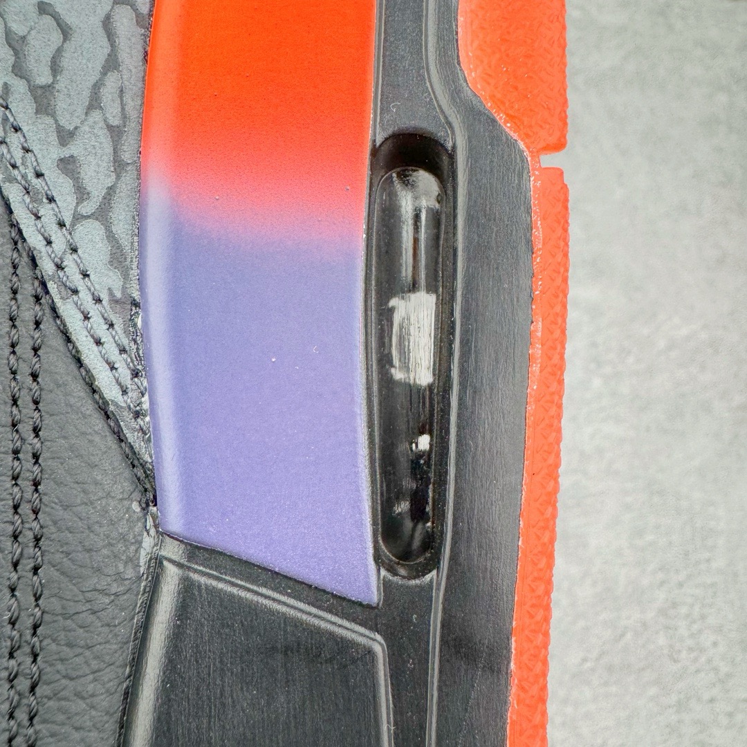 图片[24]-＃Lw纯原 J Balvin x Air Jordan AJ3 联名黑红 彩虹渐变 FN0344-001 圈内最强三代系列 匠心打造 开发时长超过半年 目前可过各类鉴定或无法鉴定 裸鞋随便操作 全套原纸板楦头开发 原厂大底磨具加持立体防滑纹理 原装可视Air Sole气垫 原汁原味最完美的三代版型 唯一正确鞋头趴度弧度高度鞋身腰线 原厂TPU彩虹扎染后跟饰片 正确内里反口里网布 皮料菱角分明不变形无多余毛边 广东原厂zp同批次手工大底描漆拉丝 市场唯一原厂鞋扣模具 原厂织唛标 原厂飞人电绣工艺 尾指中部跳三针 独家绑鞋带手法 印刷中底布 四线拉帮 米色美纹纸贴合固定 进口港宝加持 后跟自然饱满 全鞋荧光划线卡点 追求极致完美 每一双都是工艺品 多重QC质检 超越公司货的品控标准 实实在在的免检产品 尺码：36 36.5 37.5 38 38.5 39 40 40.5 41 42 42.5 43 44 44.5 45 45.5 46 47.5 48.5-选品中心