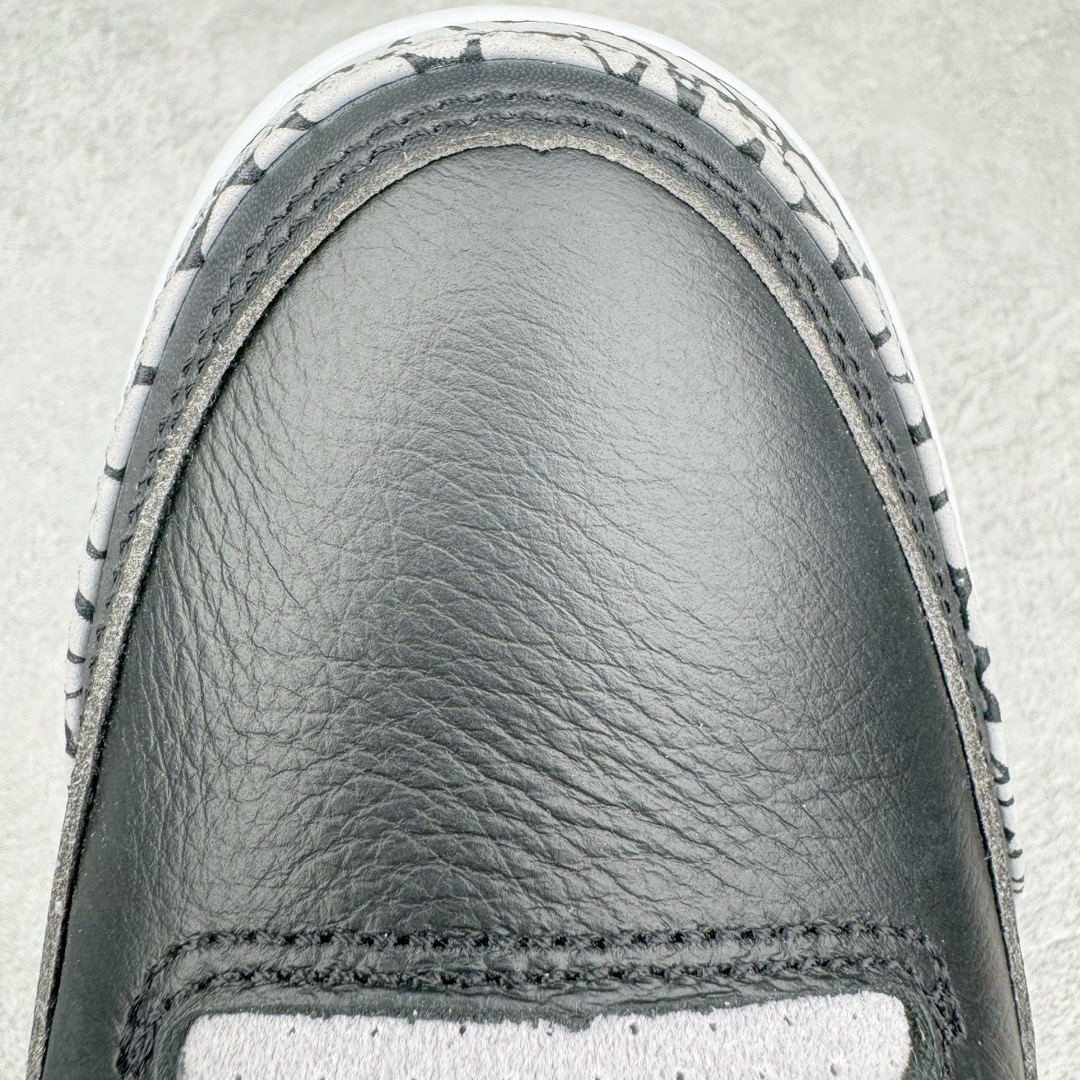 图片[17]-＃Lw纯原 Air Jordan AJ3 Retro 黑蒂芙尼绿 CT8532-031 圈内最强三代系列 匠心打造 开发时长超过半年 目前可过各类鉴定或无法鉴定 裸鞋随便操作 全套原纸板楦头开发 原厂大底磨具加持立体防滑纹理 原装可视Air Sole气垫 原汁原味最完美的三代版型 唯一正确鞋头趴度弧度高度鞋身腰线 原厂TPU彩虹扎染后跟饰片 正确内里反口里网布 皮料菱角分明不变形无多余毛边 广东原厂zp同批次手工大底描漆拉丝 市场唯一原厂鞋扣模具 原厂织唛标 原厂飞人电绣工艺 尾指中部跳三针 独家绑鞋带手法 印刷中底布 四线拉帮 米色美纹纸贴合固定 进口港宝加持 后跟自然饱满 全鞋荧光划线卡点 追求极致完美 每一双都是工艺品 多重QC质检 超越公司货的品控标准 实实在在的免检产品 尺码：36 36.5 37.5 38 38.5 39 40 40.5 41 42 42.5 43 44 44.5 45 45.5 46 47.5 48.5-选品中心