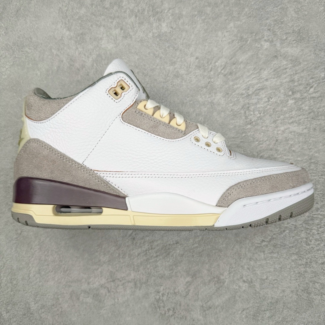图片[10]-＃Lw纯原 Air Jordan AJ3 Retro 圈内最强三代系列 匠心打造 开发时长超过半年 目前可过各类鉴定或无法鉴定 裸鞋随便操作 全套原纸板楦头开发 原厂大底磨具加持立体防滑纹理 原装可视Air Sole气垫 原汁原味最完美的三代版型 唯一正确鞋头趴度弧度高度鞋身腰线 原厂TPU彩虹扎染后跟饰片 正确内里反口里网布 皮料菱角分明不变形无多余毛边 广东原厂zp同批次手工大底描漆拉丝 市场唯一原厂鞋扣模具 原厂织唛标 原厂飞人电绣工艺 尾指中部跳三针 独家绑鞋带手法 印刷中底布 四线拉帮 米色美纹纸贴合固定 进口港宝加持 后跟自然饱满 全鞋荧光划线卡点 追求极致完美 每一双都是工艺品 多重QC质检 超越公司货的品控标准 实实在在的免检产品 尺码：36 36.5 37.5 38 38.5 39 40 40.5 41 42 42.5 43 44 44.5 45 45.5 46 47.5 48.5-选品中心