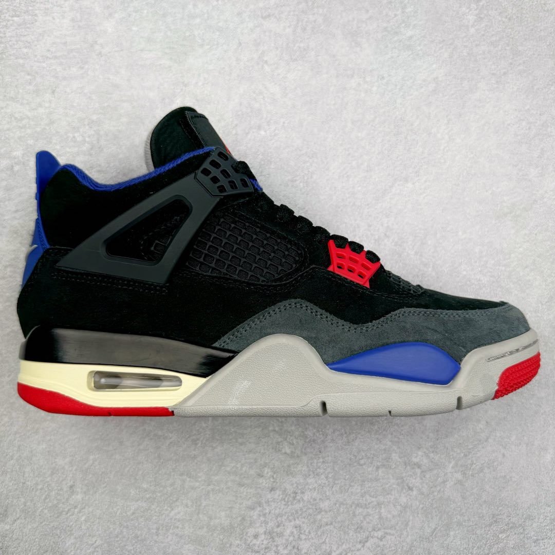 ＃K版纯原 Air Jordan AJ4 Rare Air Laser 黑蓝红 FV5029-003 全新升级改良 原鞋原楦原纸板同源开发 完美呈现乔4的版型 内侧正确双色网格 还原细节 原厂皮料 正确气垫颜色 正确网格工艺 正确拉帮工艺 全鞋原装材料制作 原档案原模具打造 支持全方位与正品对比 尺码：36 36.5 37.5 38 38.5 39 40 40.5 41 42 42.5 43 44 44.5 45 46 47.5-选品中心