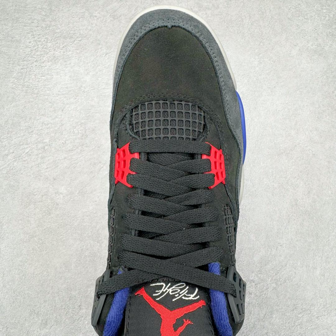 图片[4]-＃K版纯原 Air Jordan AJ4 Rare Air Laser 黑蓝红 FV5029-003 全新升级改良 原鞋原楦原纸板同源开发 完美呈现乔4的版型 内侧正确双色网格 还原细节 原厂皮料 正确气垫颜色 正确网格工艺 正确拉帮工艺 全鞋原装材料制作 原档案原模具打造 支持全方位与正品对比 尺码：36 36.5 37.5 38 38.5 39 40 40.5 41 42 42.5 43 44 44.5 45 46 47.5-选品中心