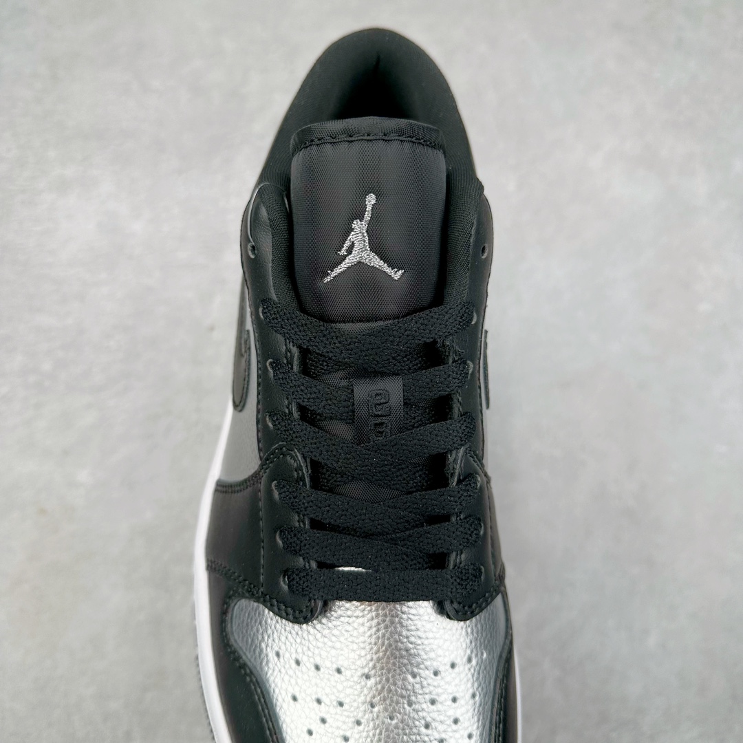图片[5]-＃K版 Air Jordan AJ1 Low 低帮 黑银 DA5551-001 全新流水线出品 DT版本唯一平替选择 市场第二梯队最强版 全部原鞋开发 原楦原纸板开发 全鞋电脑针车 原厂内置全掌气垫 原盒内在原标 唯一Zp原版鞋带绑法 免检产品 全新2022版型 全头层皮料 完美零毛边处理 原厂配置全掌气垫 价格定位良心 几十个配色陆续出货 尺码：36 36.5 37.5 38 38.5 39 40 40.5 41 42 42.5 43 44 44.5 45 46 47.5-选品中心