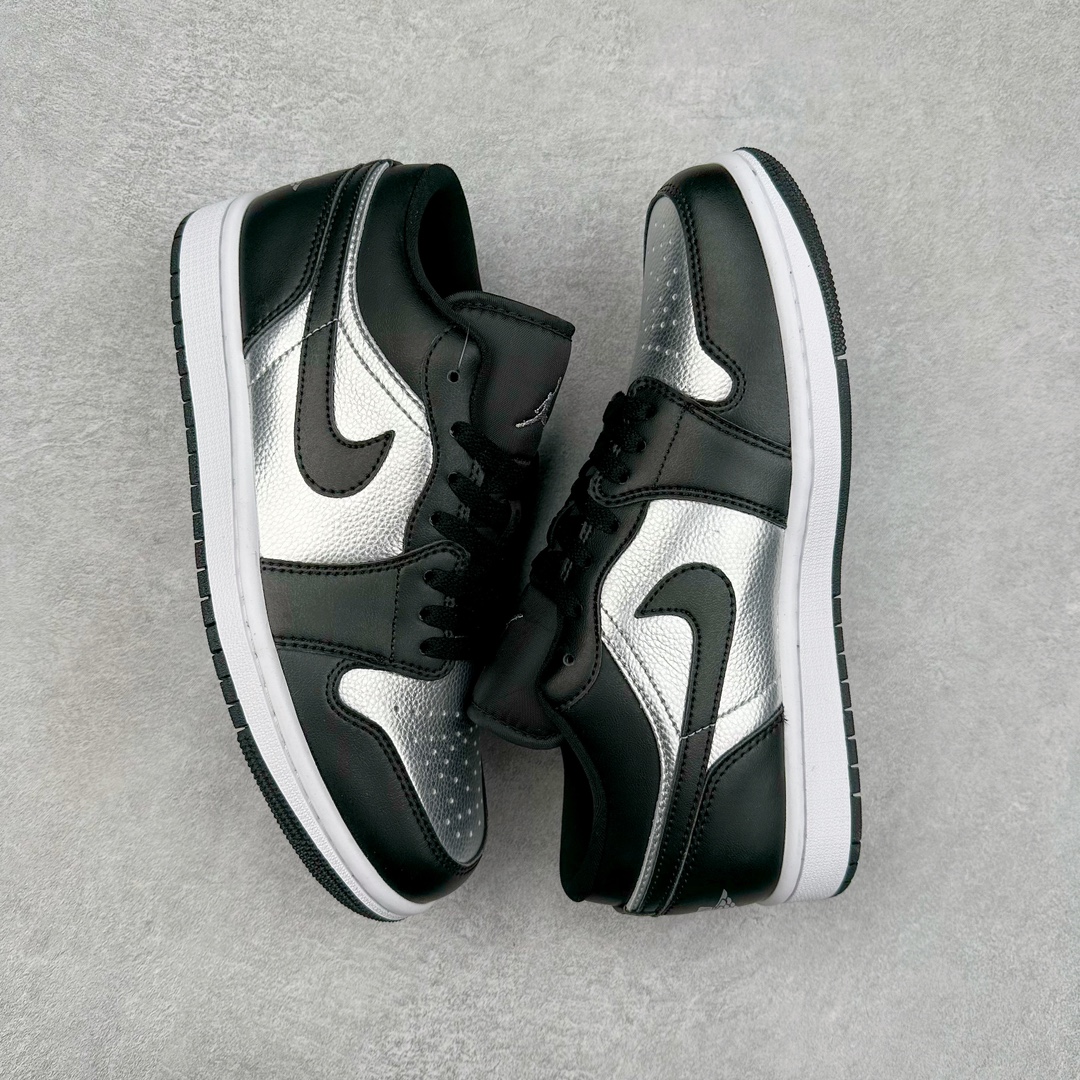 图片[3]-＃K版 Air Jordan AJ1 Low 低帮 黑银 DA5551-001 全新流水线出品 DT版本唯一平替选择 市场第二梯队最强版 全部原鞋开发 原楦原纸板开发 全鞋电脑针车 原厂内置全掌气垫 原盒内在原标 唯一Zp原版鞋带绑法 免检产品 全新2022版型 全头层皮料 完美零毛边处理 原厂配置全掌气垫 价格定位良心 几十个配色陆续出货 尺码：36 36.5 37.5 38 38.5 39 40 40.5 41 42 42.5 43 44 44.5 45 46 47.5-选品中心