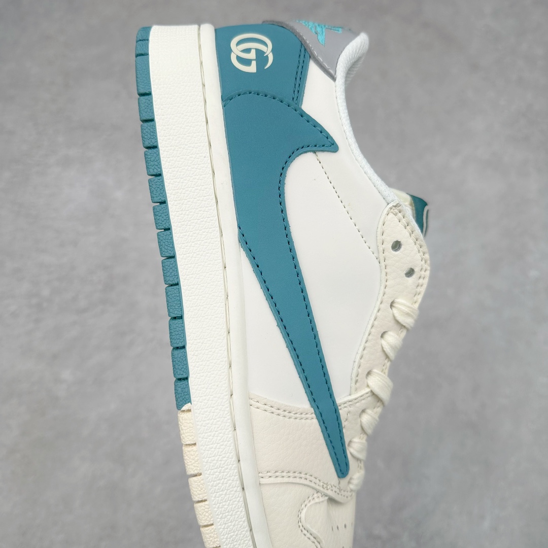 图片[6]-TS x Air Jordan AJ1 Low 倒钩低帮联名定制配色 LJ5188-022 原厂内置气垫魔块 A模大底 头层小牛皮 鞋舌AJ原厂专用牛津布+AJ专用反口珍珠布+原厂无杂质高弹内里海棉+特殊封边弹力鞋带 尺码：36 36.5 37.5 38 38.5 39 40 40.5 41 42 42.5 43 44 44.5 45 46 47.5-选品中心