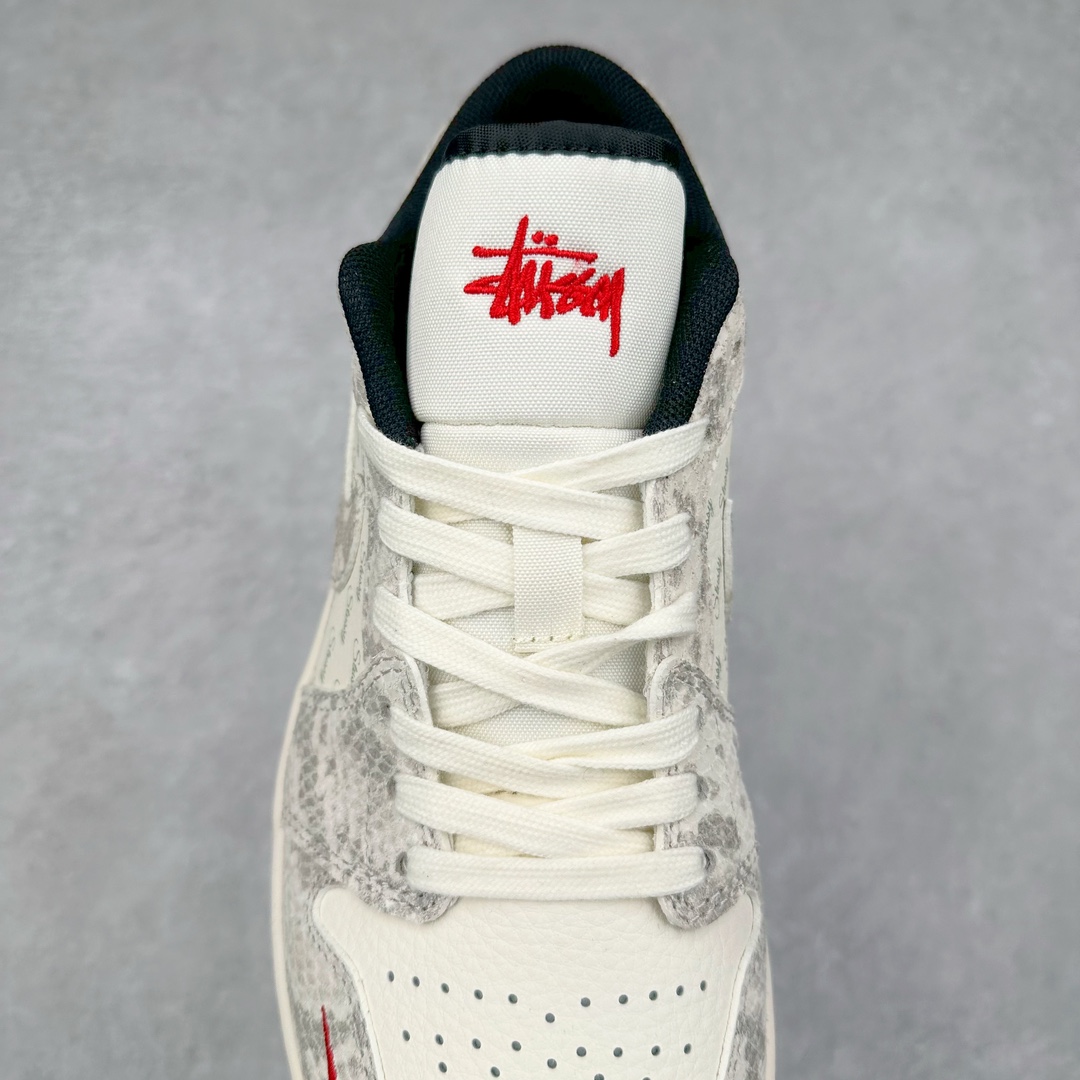 图片[5]-Air Jordan AJ1 Low 低帮系列定制配色FC1688-200 原厂内置气垫魔块 A模大底 头层小牛皮 鞋舌AJ原厂专用牛津布+AJ专用反口珍珠布+原厂无杂质高弹内里海棉+特殊封边弹力鞋带 尺码：36 36.5 37.5 38 38.5 39 40 40.5 41 42 42.5 43 44 44.5 45 46-选品中心