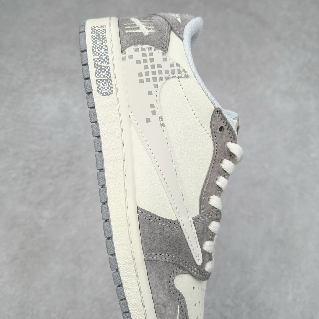 图片[6]-TS x Air Jordan AJ1 Low 倒钩低帮联名定制配色 DM7866-048 原厂内置气垫魔块 A模大底 头层小牛皮 鞋舌AJ原厂专用牛津布+AJ专用反口珍珠布+原厂无杂质高弹内里海棉+特殊封边弹力鞋带 尺码：36 36.5 37.5 38 38.5 39 40 40.5 41 42 42.5 43 44 44.5 45 46 47.5-选品中心