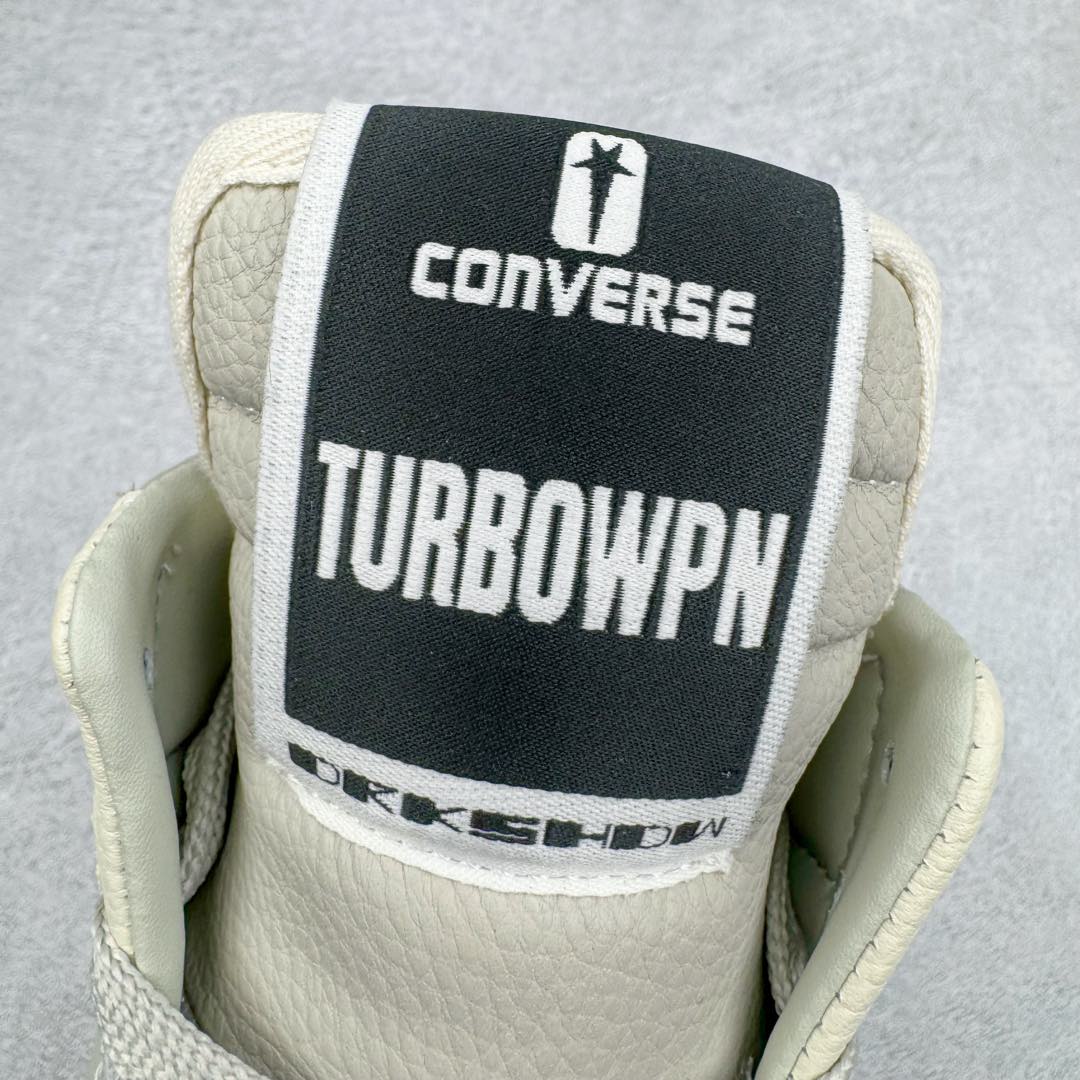 图片[10]-＃莞产 Rick Owens DRKSHDW x Converse TURBODRK Weapon RO瑞克欧文斯匡威联名摩登厚底运动板鞋 以 80 年代的经典篮球鞋 Weapon 为灵感 带来新诠释 超厚鞋底 高帮鞋身以及夸张的鞋舌设计都充满 Rick Owens 式的美学 尺码：35/45-选品中心
