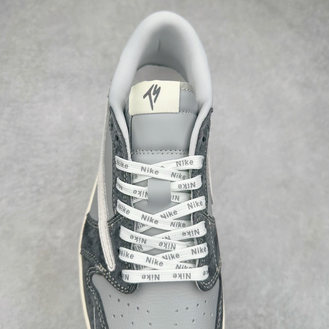 图片[5]-TS x Air Jordan AJ1 Low 倒钩低帮联名定制配色 CF3688-055 原厂内置气垫魔块 A模大底 头层小牛皮 鞋舌AJ原厂专用牛津布+AJ专用反口珍珠布+原厂无杂质高弹内里海棉+特殊封边弹力鞋带 尺码：36 36.5 37.5 38 38.5 39 40 40.5 41 42 42.5 43 44 44.5 45 46 47.5-选品中心