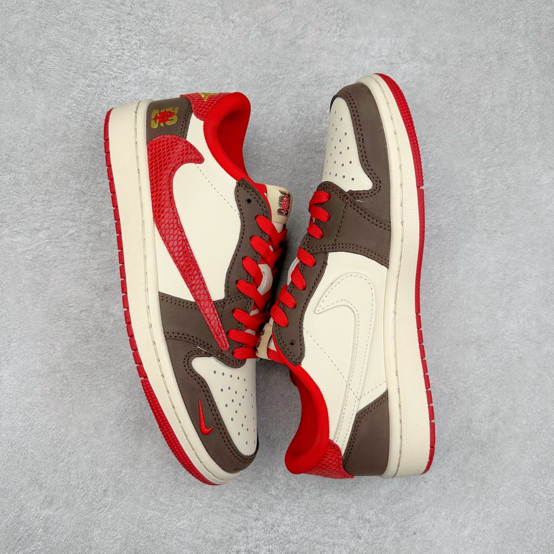 图片[3]-TS x Air Jordan AJ1 Low 倒钩低帮联名定制配色 CH6336-020 原厂内置气垫魔块 A模大底 头层小牛皮 鞋舌AJ原厂专用牛津布+AJ专用反口珍珠布+原厂无杂质高弹内里海棉+特殊封边弹力鞋带 尺码：36 36.5 37.5 38 38.5 39 40 40.5 41 42 42.5 43 44 44.5 45 46 47.5-选品中心