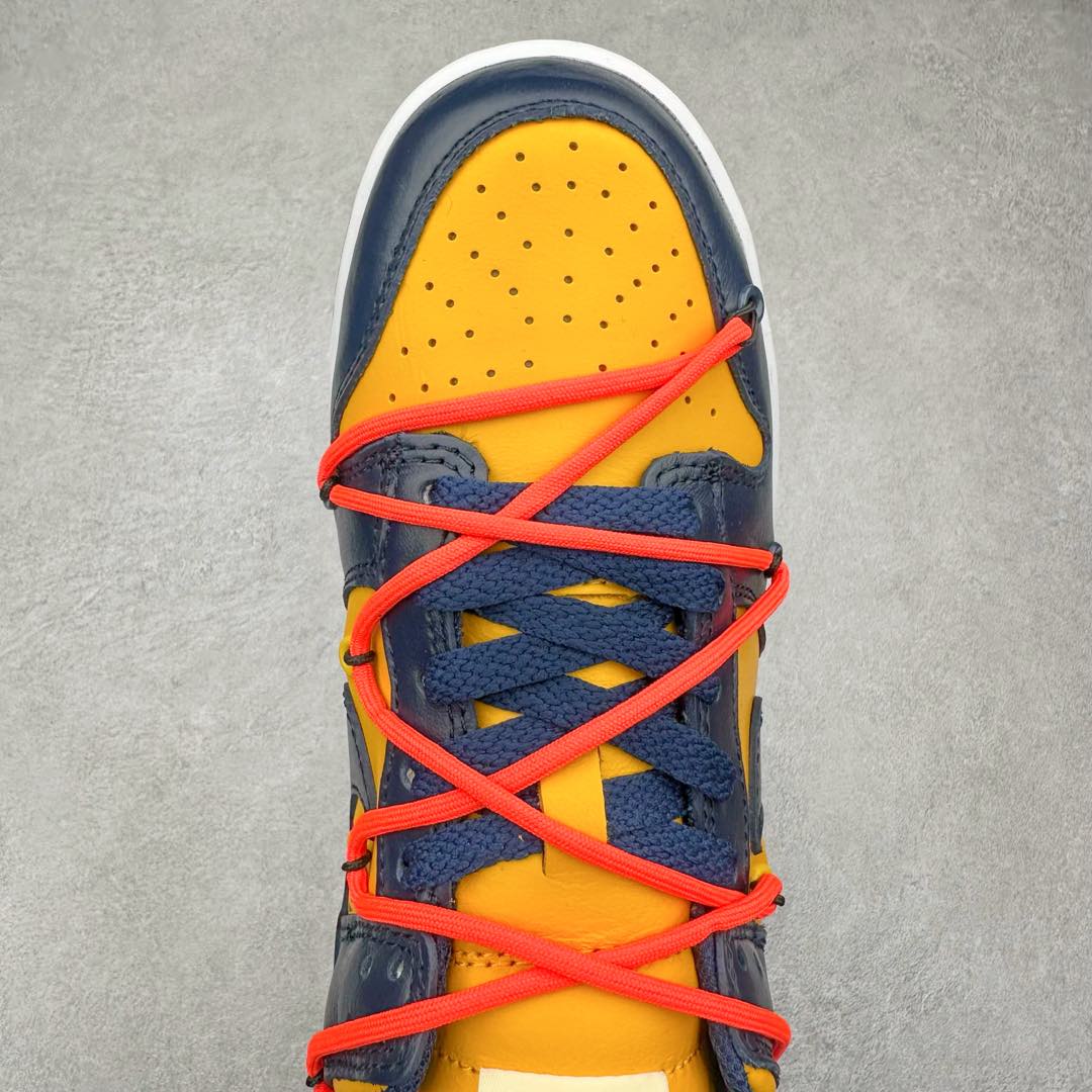 图片[4]-＃纯原福利 Off-White™ x NK Dunk Low OW联名 三色 Pnme Asia贝利原厂皮料加持 全套原楦原模倾力打造完美版型 独家原厂航空铝磨具打磨大底 鞋头坡度75° 极致还原 无解鞋型 原盒原装配套 圈内天花板工艺 原厂冲刀 超高清洁度 全鞋零毛边皮料切割 采用原厂百宏鞋带以及原厂百宏织唛舌标 鞋带孔收紧绳长度 足以区分市面口嗨版本 原厂油墨 色泽亮度 高频效果一致 原厂拉帮工艺 针距密度一致 一针一线自然拉伸不弯曲 青岛定制原装标几率过验 尺码：36 36.5 37.5 38 38.5 39 40 40.5 41 42 42.5 43 44 44.5 45 46 47.5-选品中心